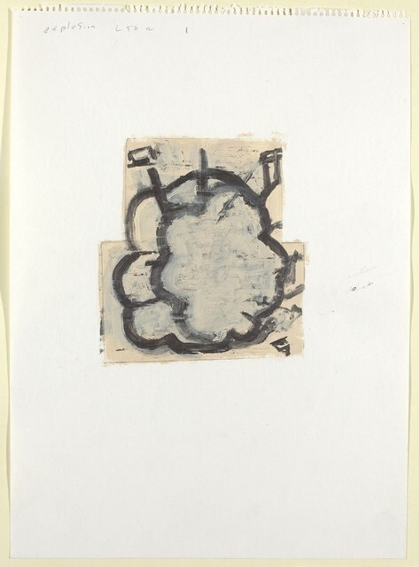 Explosion (left) by Eugene Brodsky
