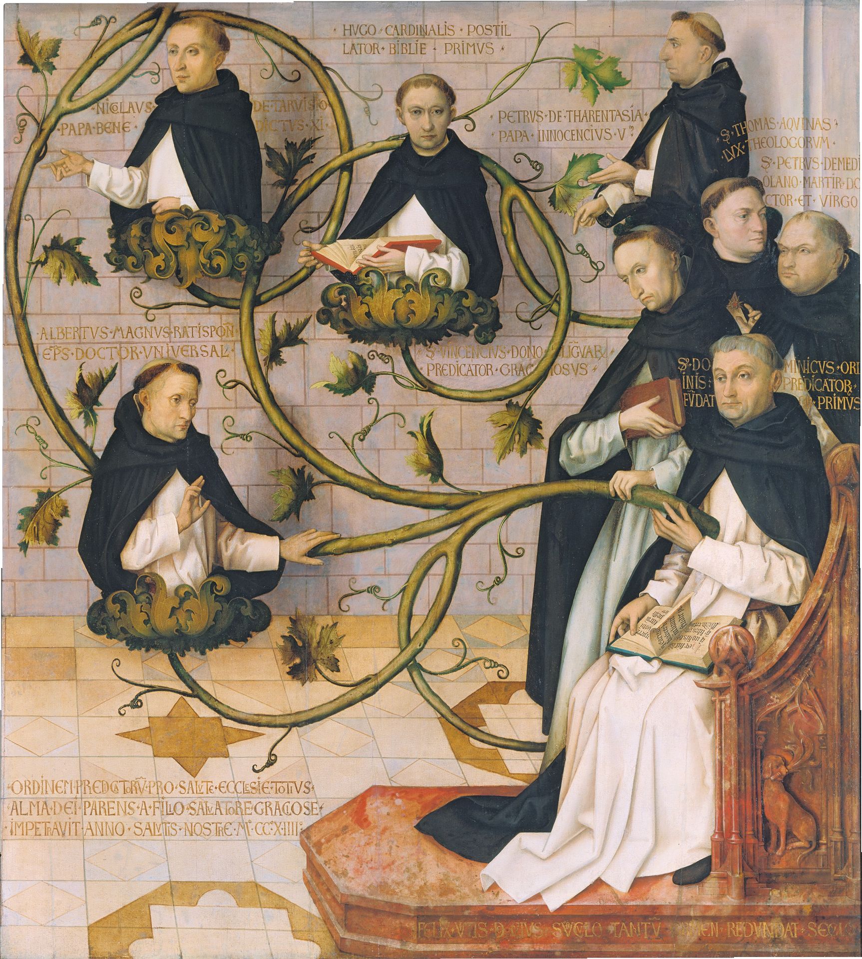 Lineage of the Dominican Order by Hans Holbein the Elder