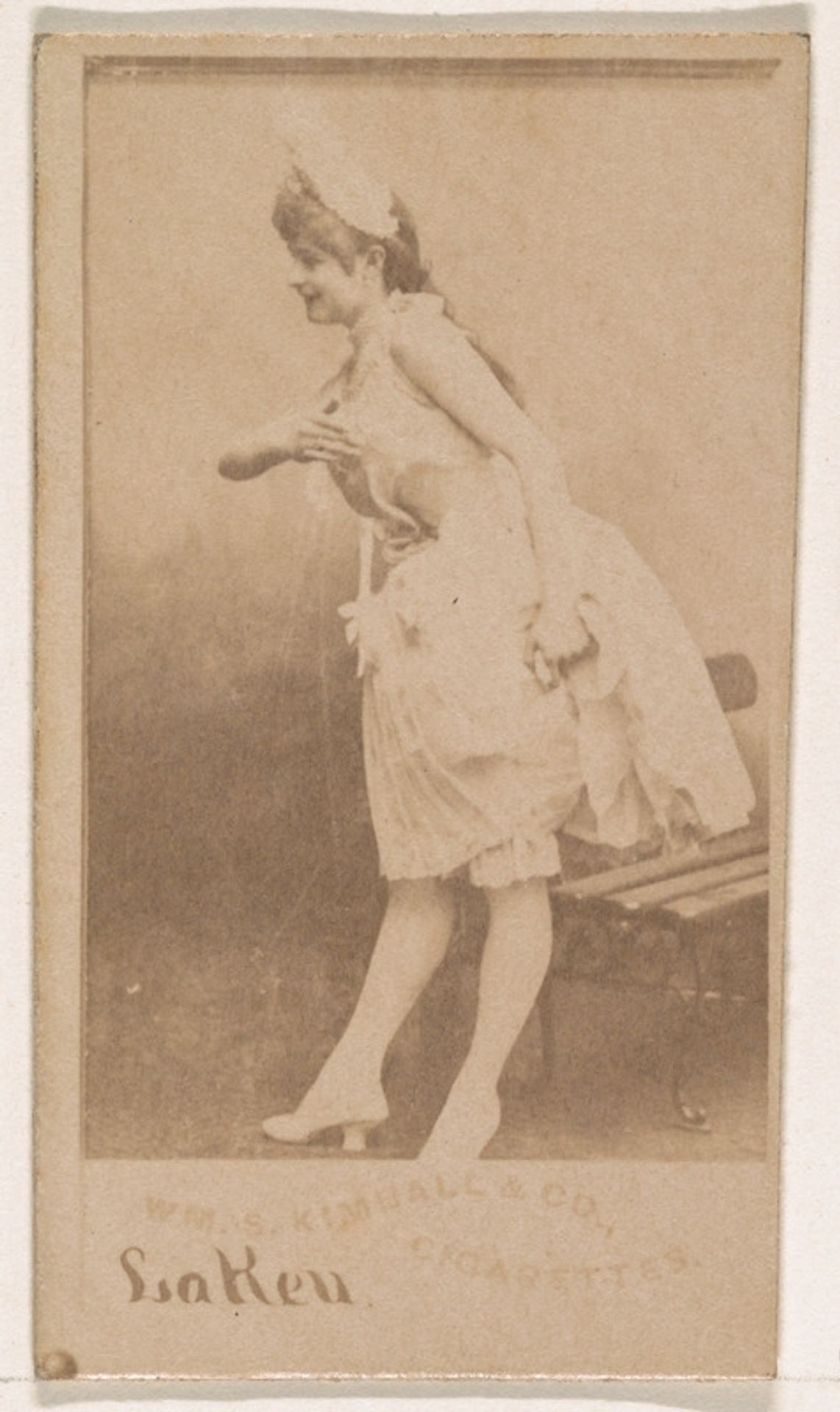 Miss Laken, from the Actresses series (N203) issued by Wm. S. Kimball & Co. by William S. Kimball & Company