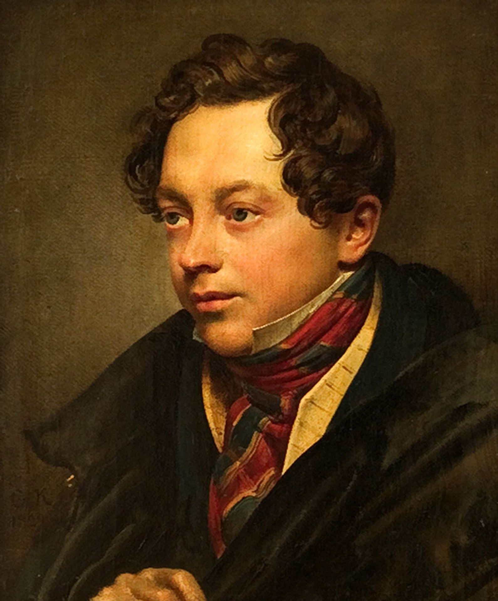 Portrait of P. Basin by Orest Kiprensky