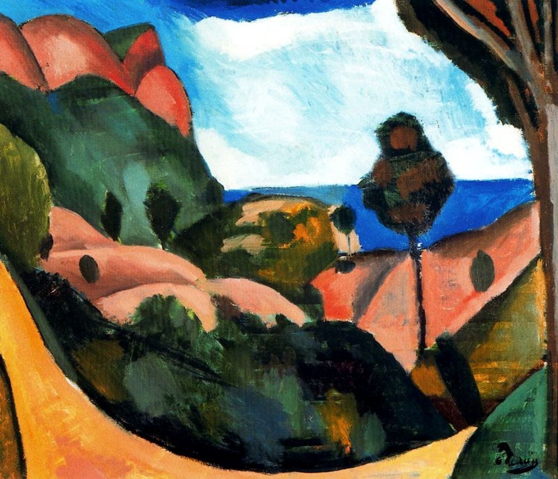 Landscape by Andre Derain