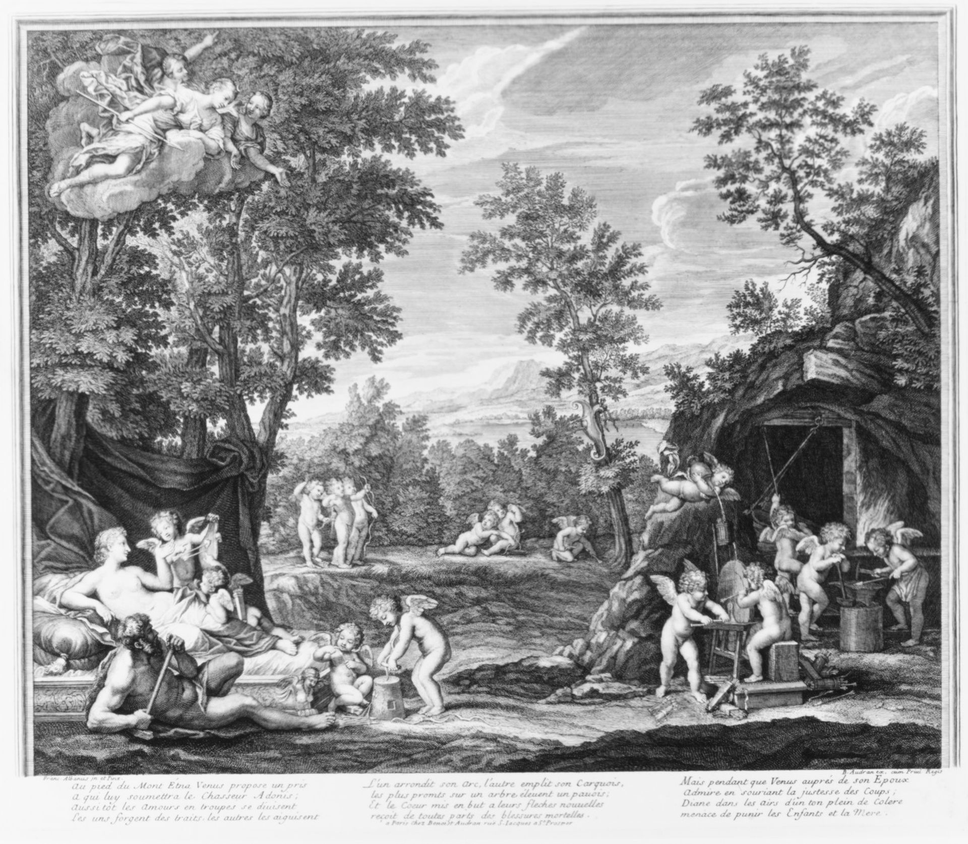 The Loves of Venus and Adonis by Francesco Albani