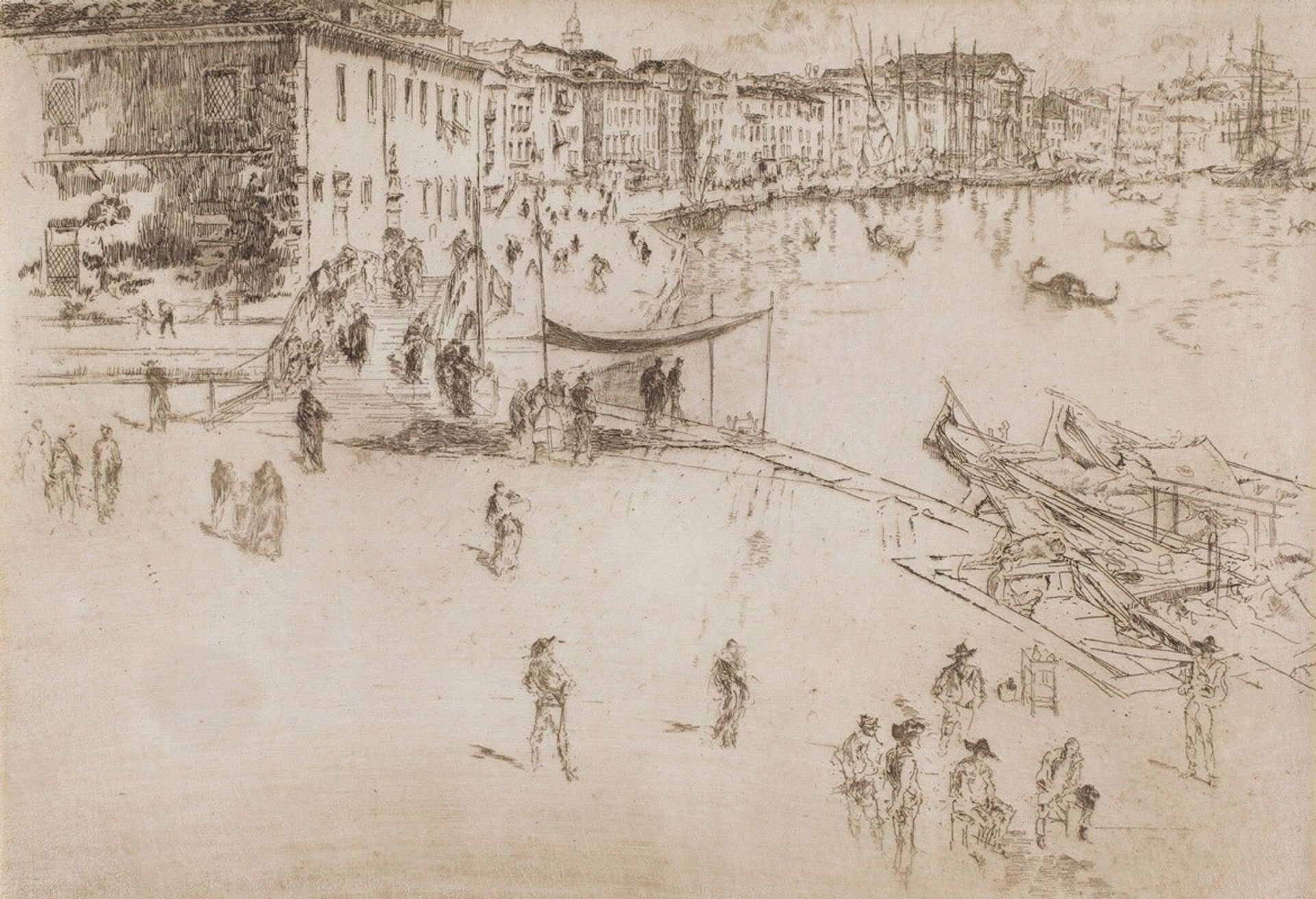 Riva, No. 2 by James Abbott McNeill Whistler