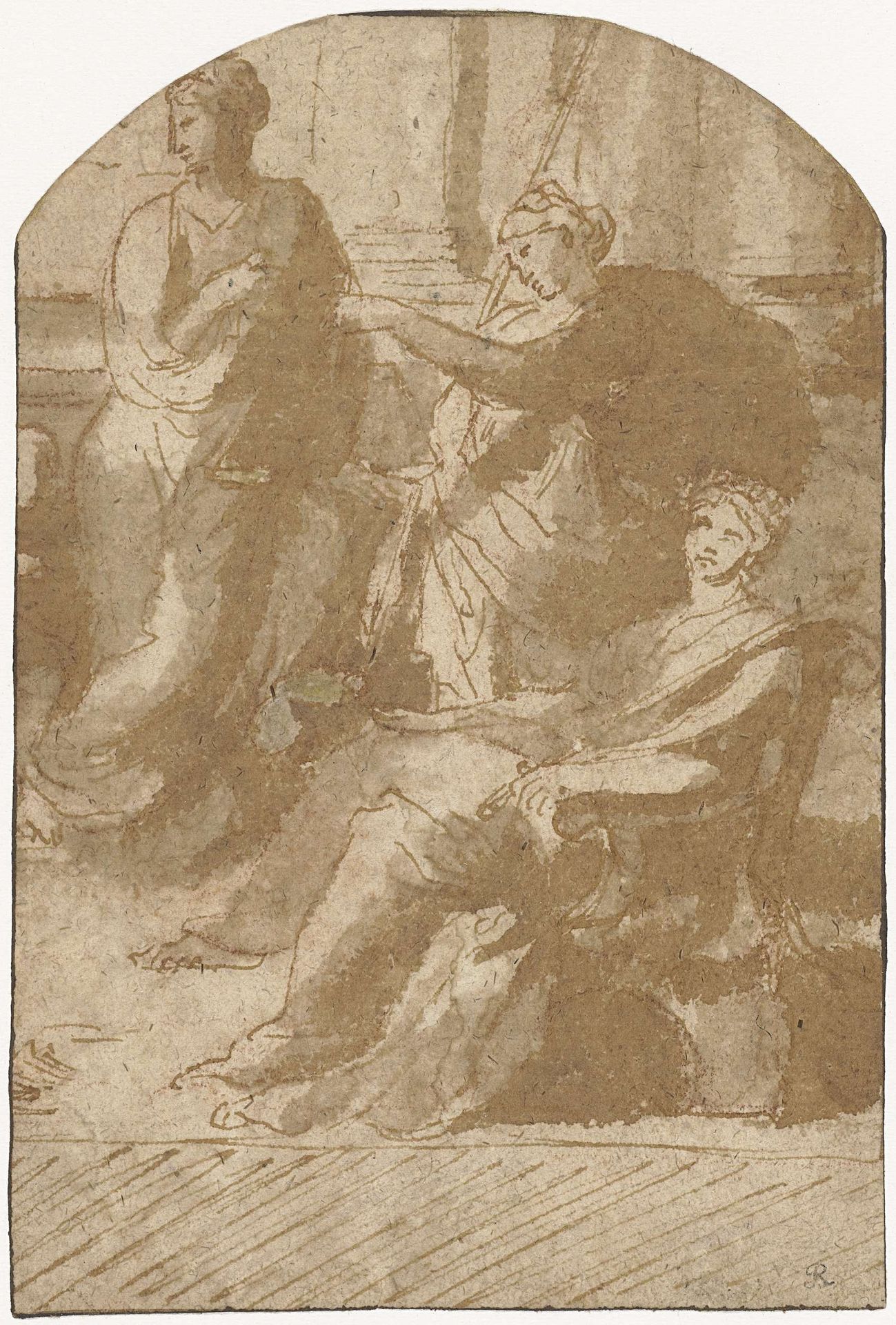 Allegorie van Gerechtigheid by Nicolas Poussin