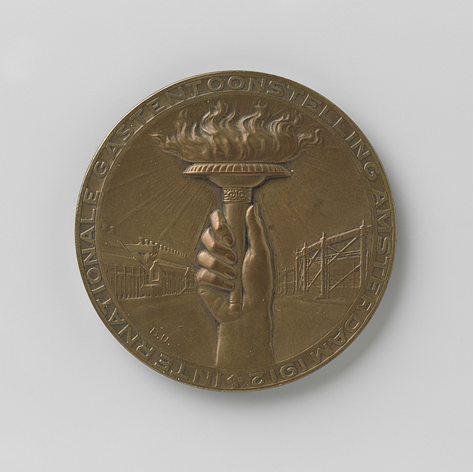 Prijspenning met bijbehorende doos by Koninklijke Utrechtsche Fabriek van Zilverwerken van C.J. Begeer