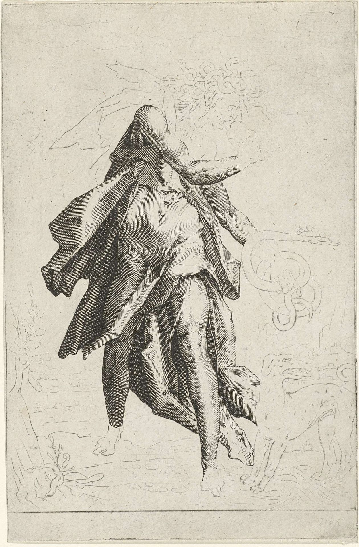 Afgunst (Invidia) by Jacob Matham