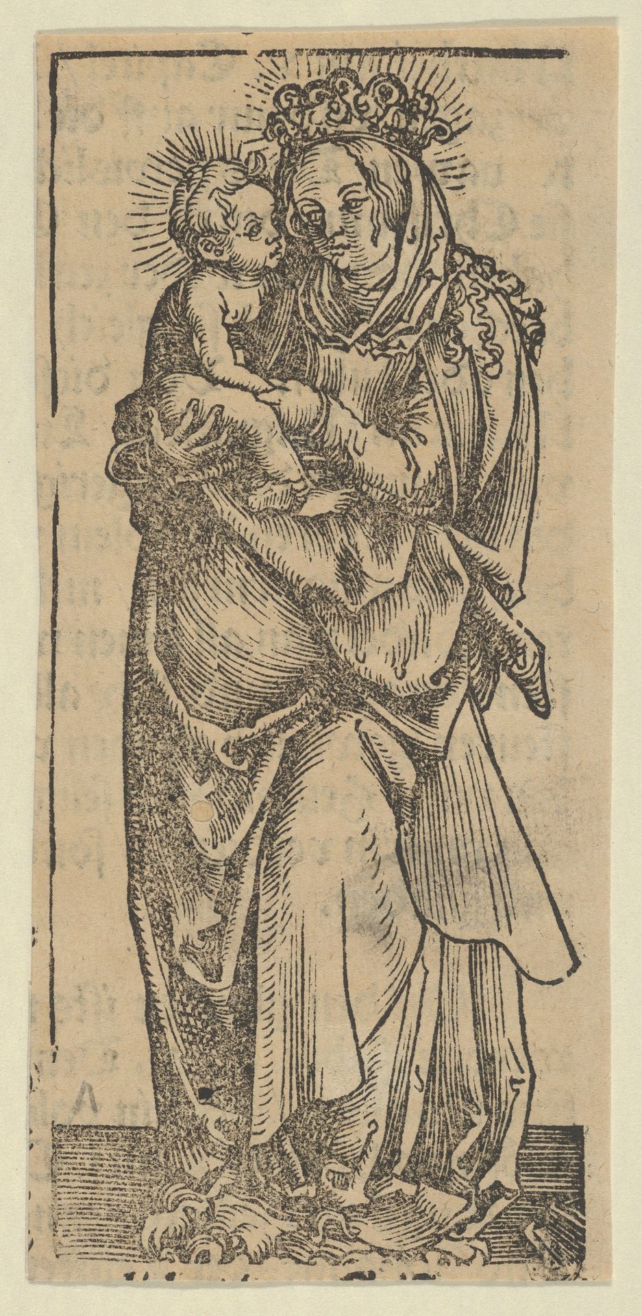The Virgin and Child Standing by Lucas Cranach the Elder