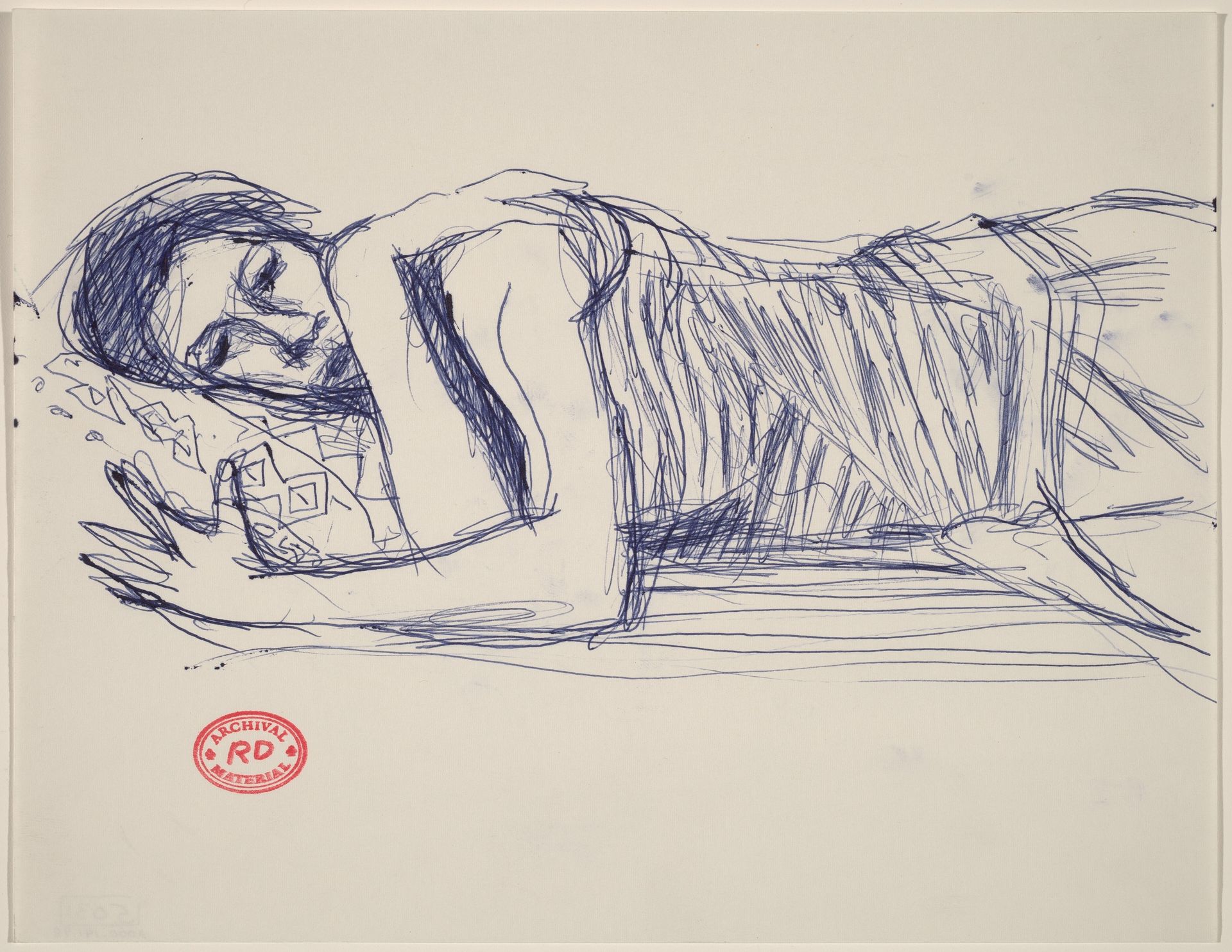Untitled [sleeping woman] by Richard Diebenkorn