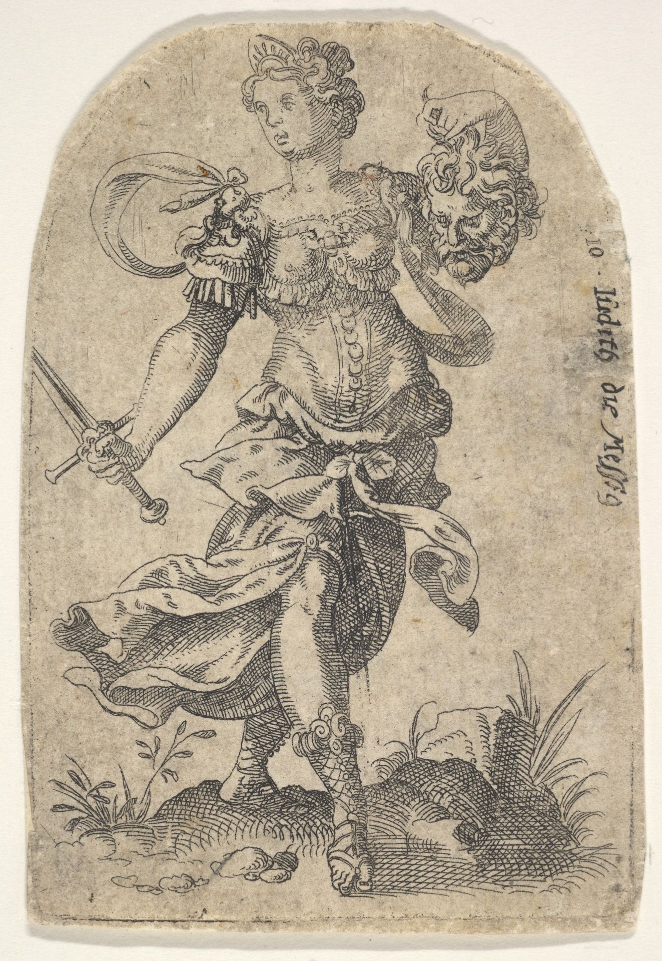 Judith, from Celebrated Women of the Old Testament by Jost Amman