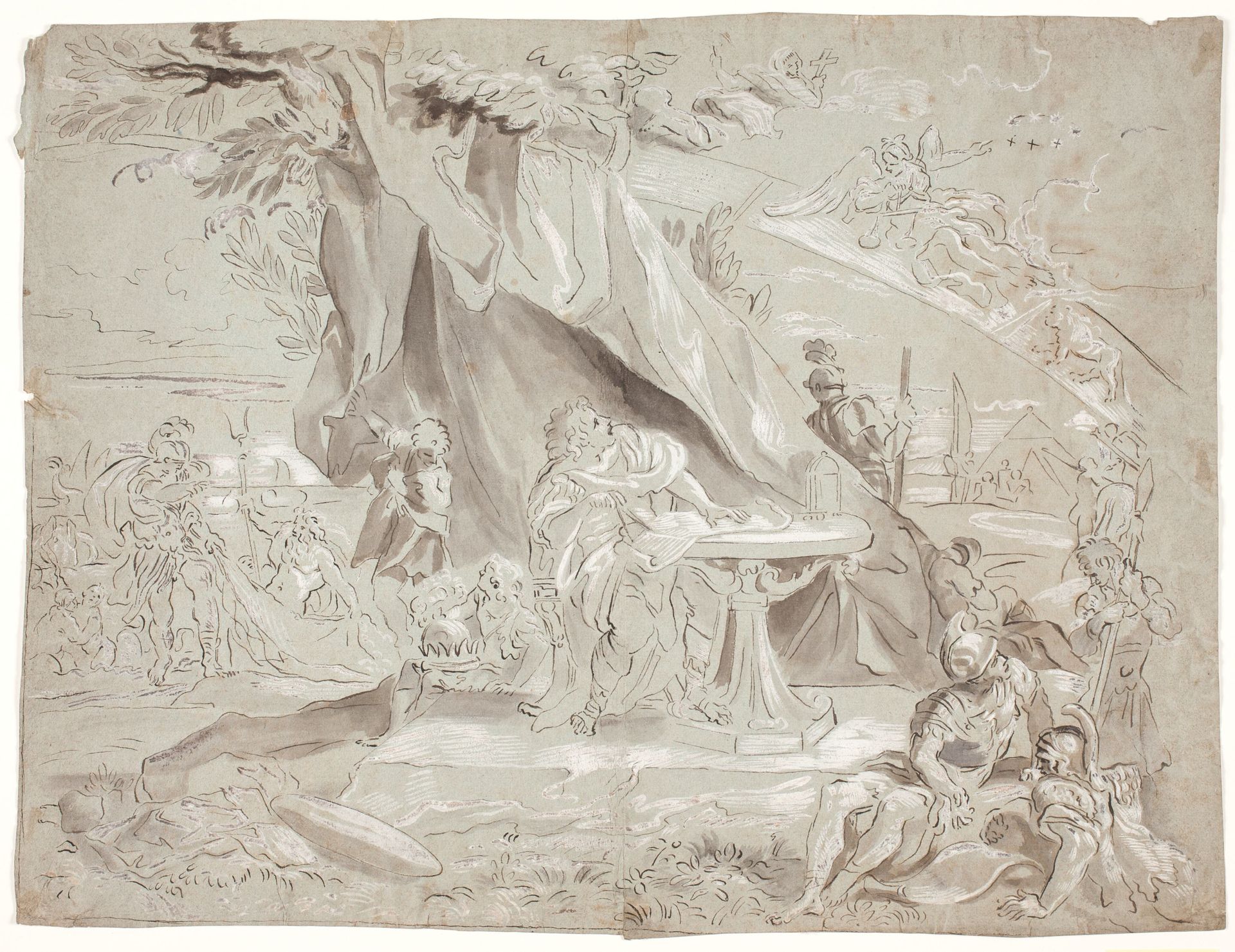 Allegorisk komposition by Hendrik Krock