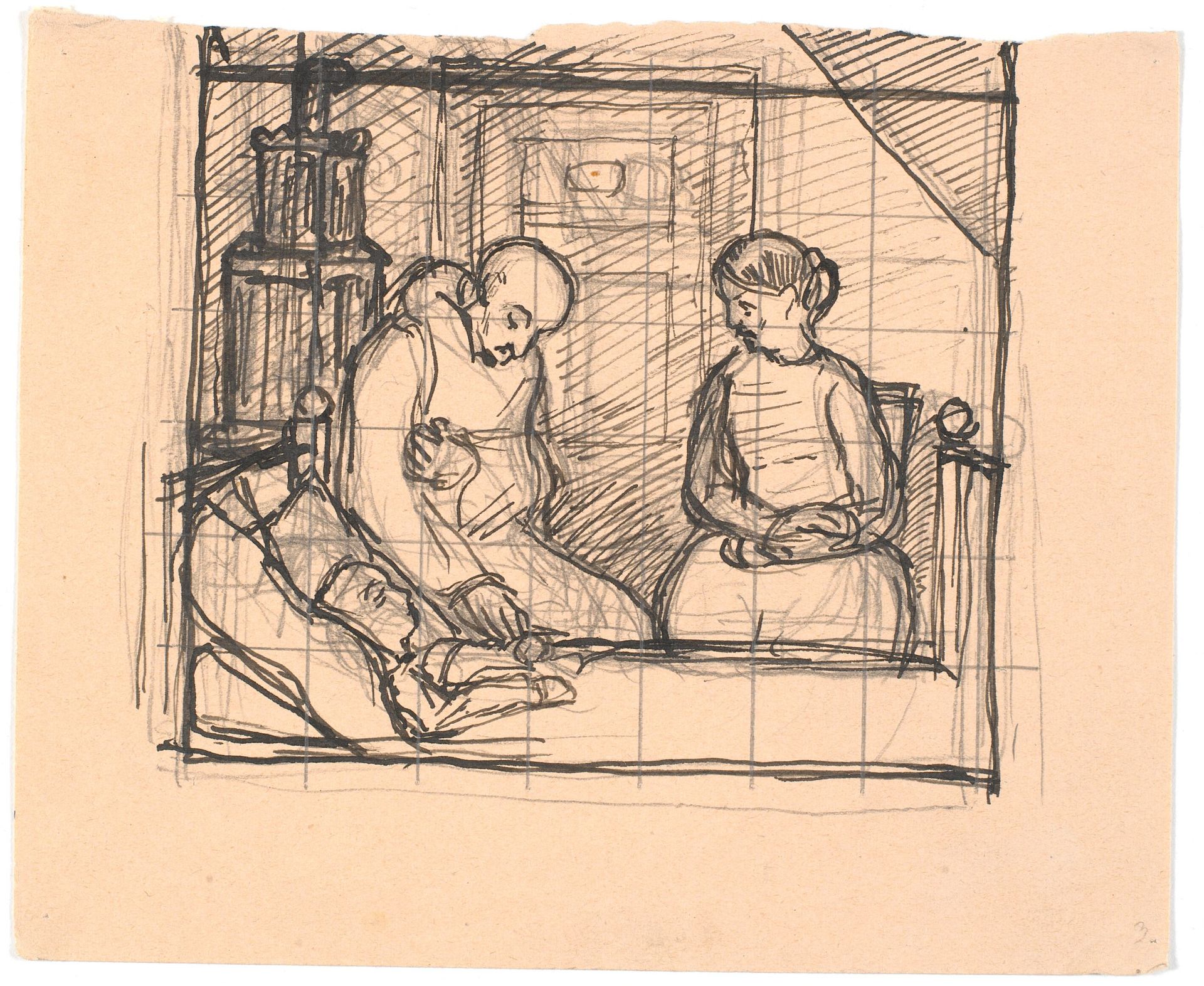 Og da den gamle Mand rystede af kulde... by Fritz Syberg