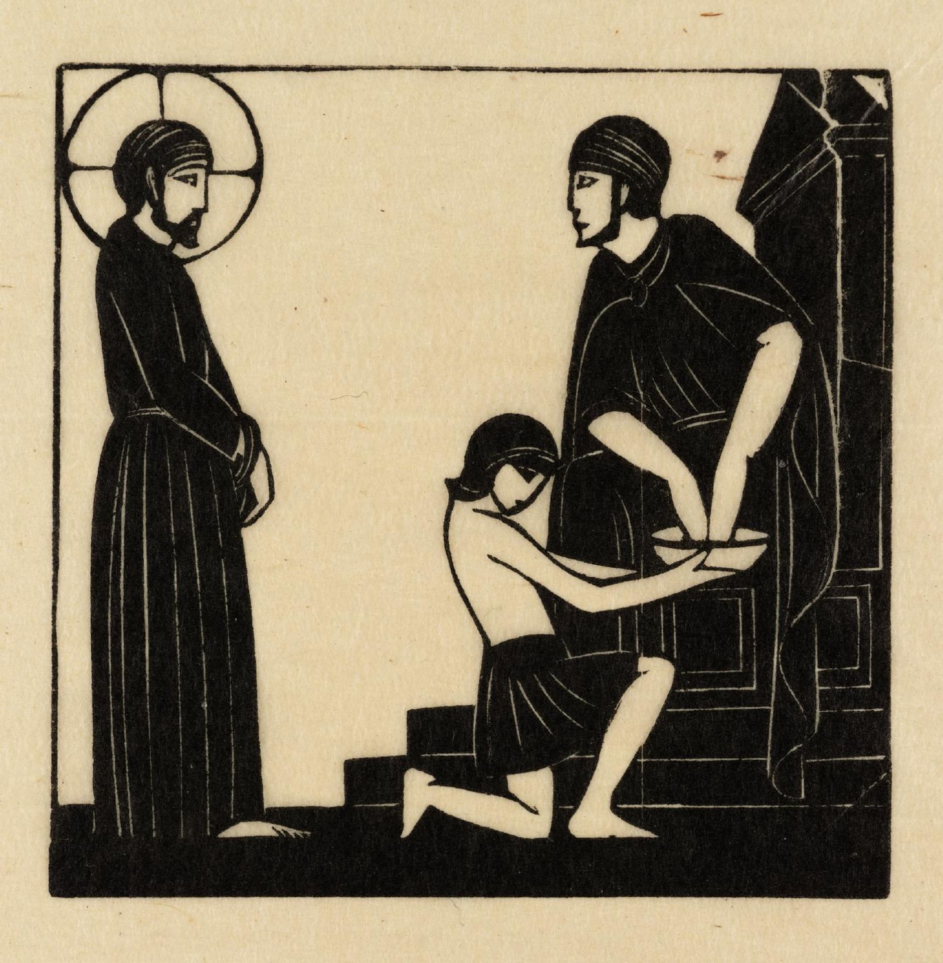 Jesus is Condemned to Death by Eric Gill