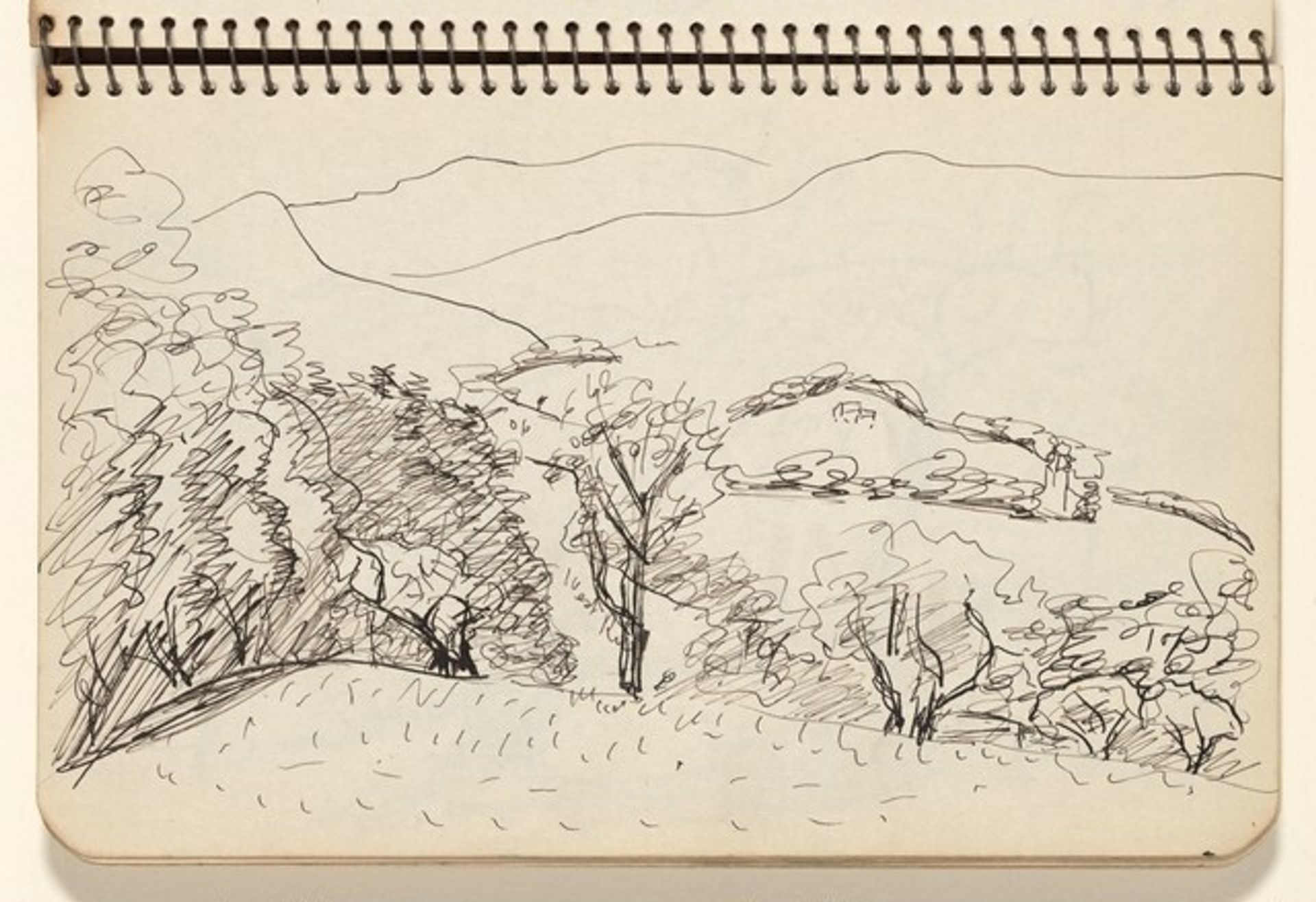 Landscape with Distant Hills by Milton Avery