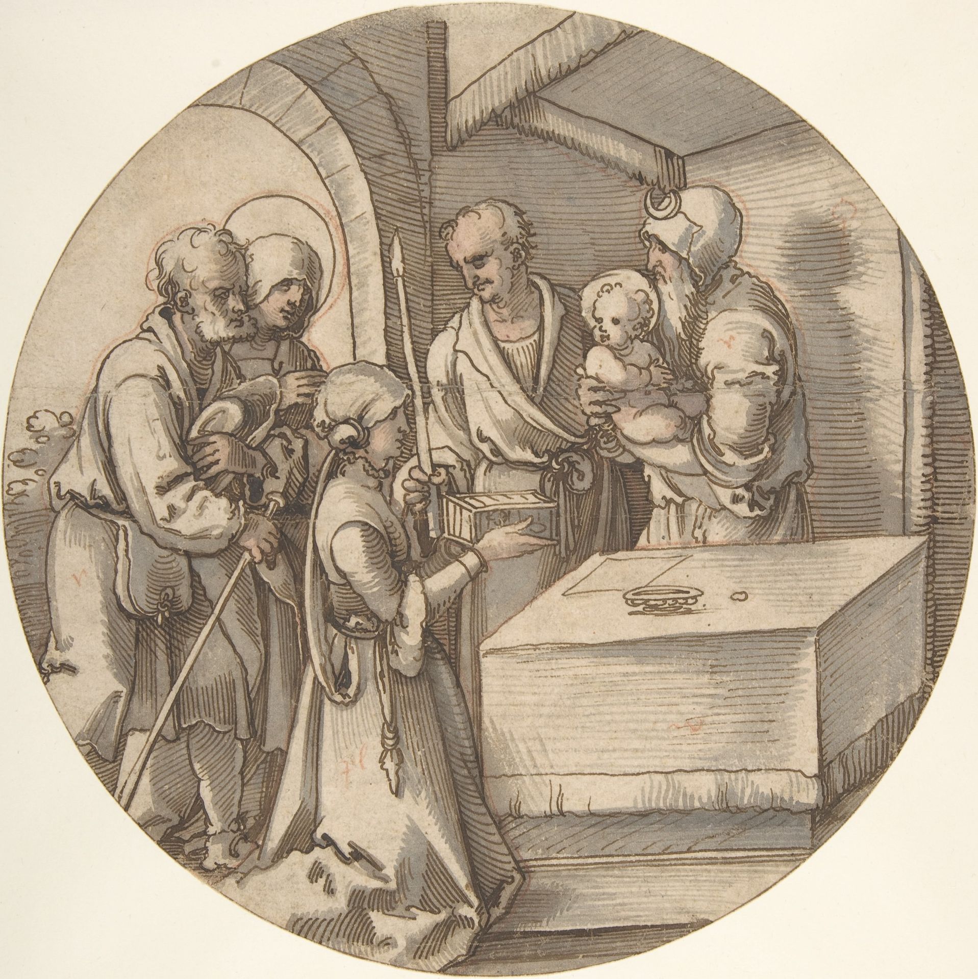 The Presentation of the Infant Jesus in the Temple by Sebald Beham
