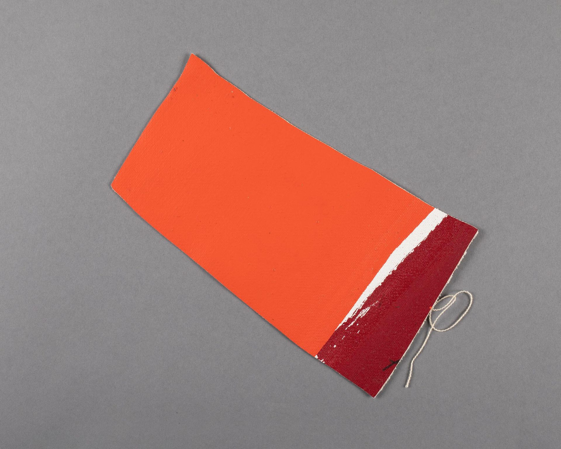 Painted canvas fragment by Barnett Newman