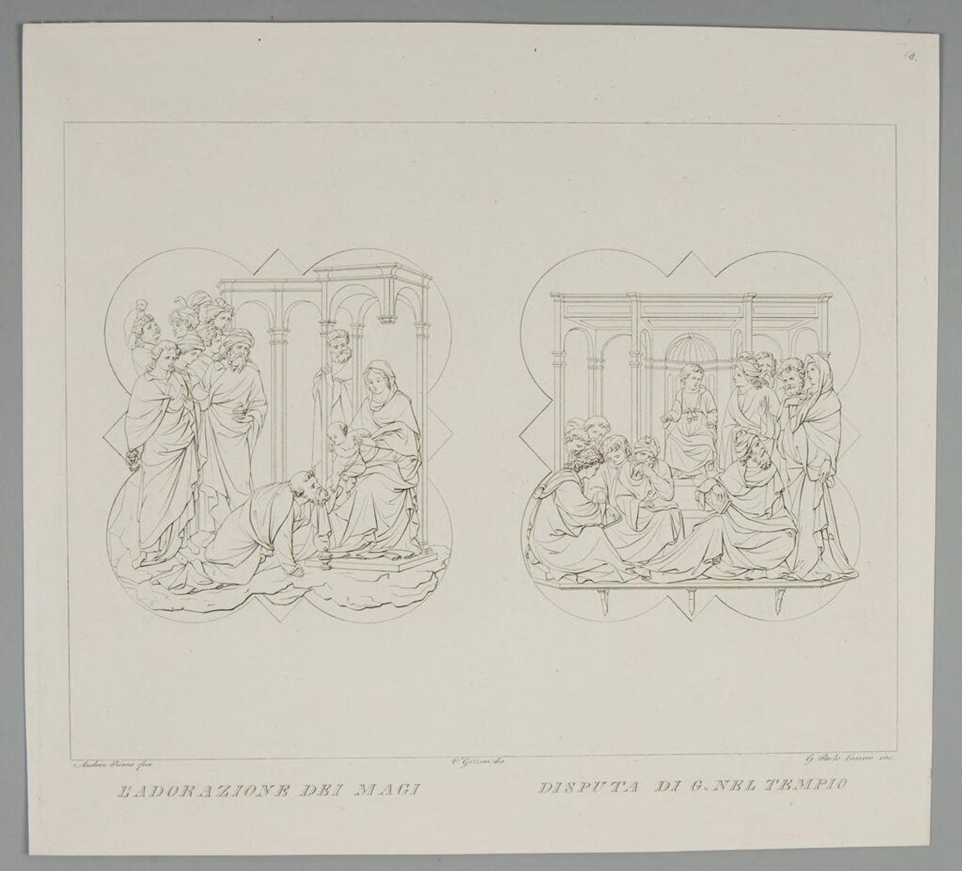 North Door of Baptistery of Florence by Giovanni Paolo Lasinio