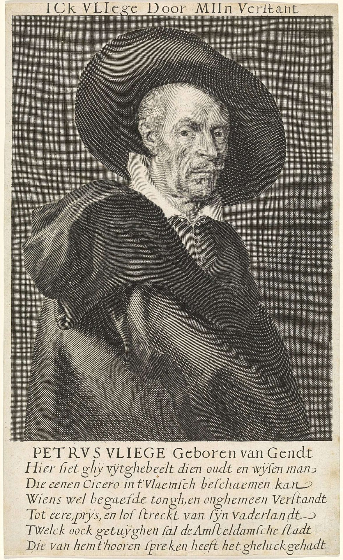 Portret van Petrus Vliege by Anonymous