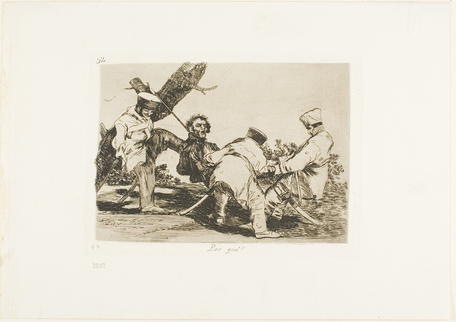 Why?, plate 32 from The Disasters of War by Francisco de Goya