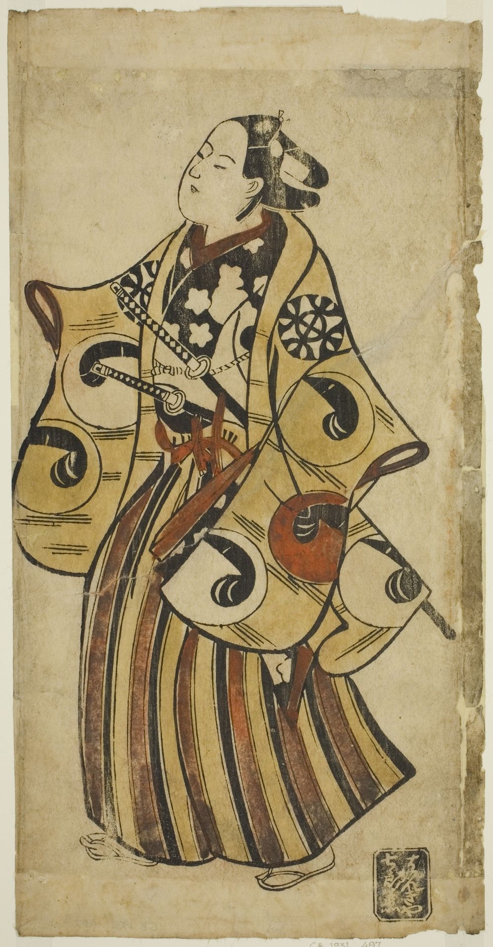 The Actor Nakamura Denkuro I by Torii Kiyonobu I