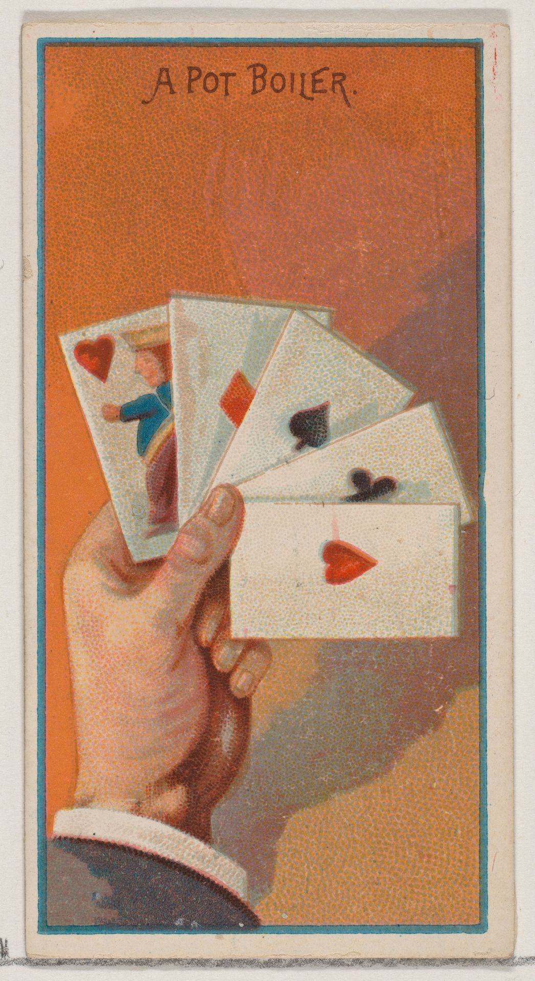 A Pot Boiler, from the Jokes series (N87) for Duke brand cigarettes by W. Duke, Sons & Co.