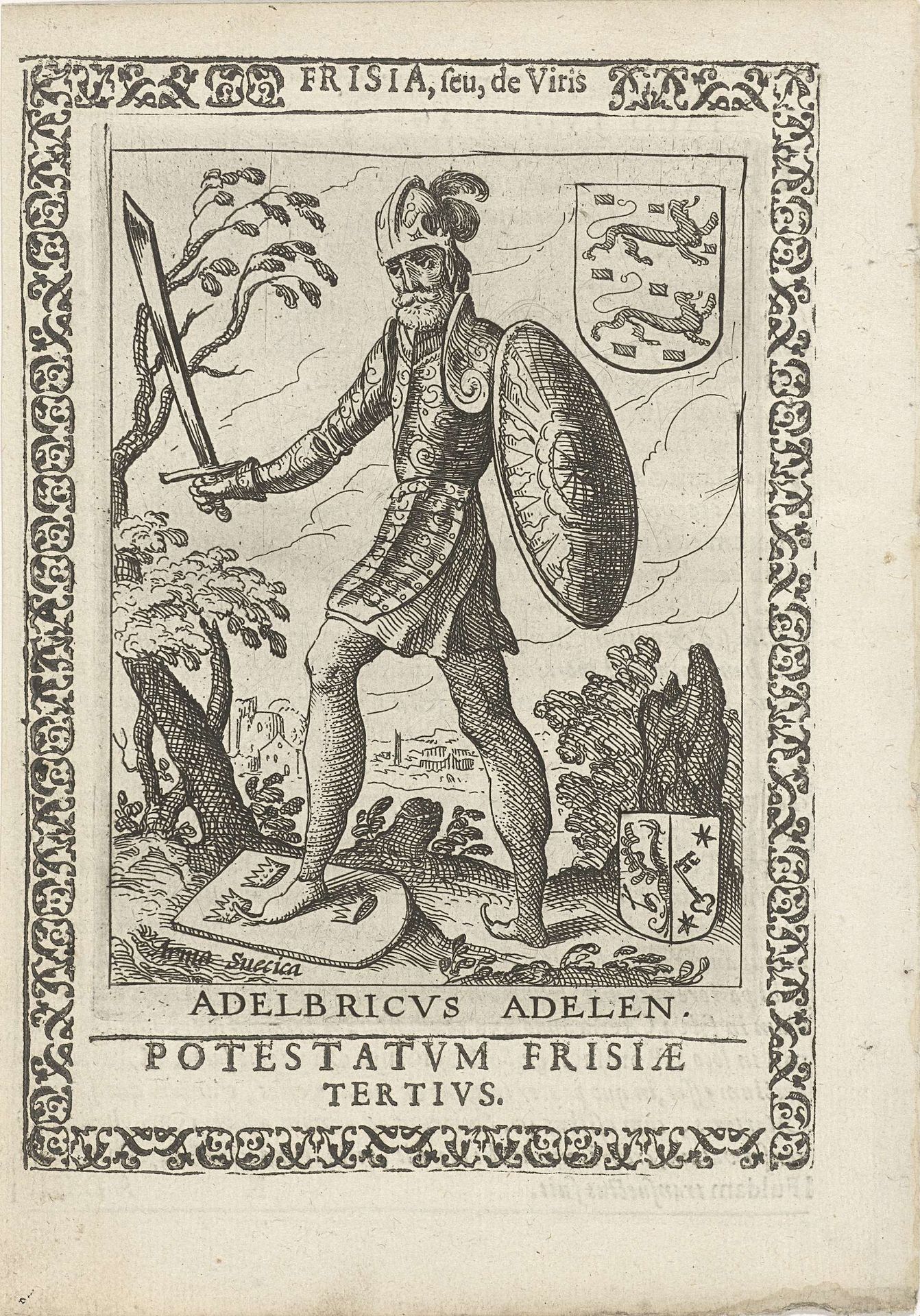 Adelbricus van Adelen, derde potestaat van Friesland by Pieter Feddes van Harlingen