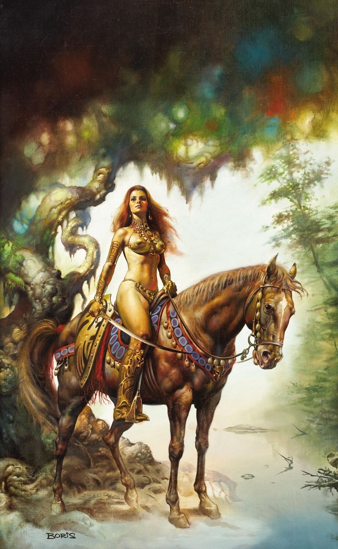 The Demon in the Mirror by Boris Vallejo