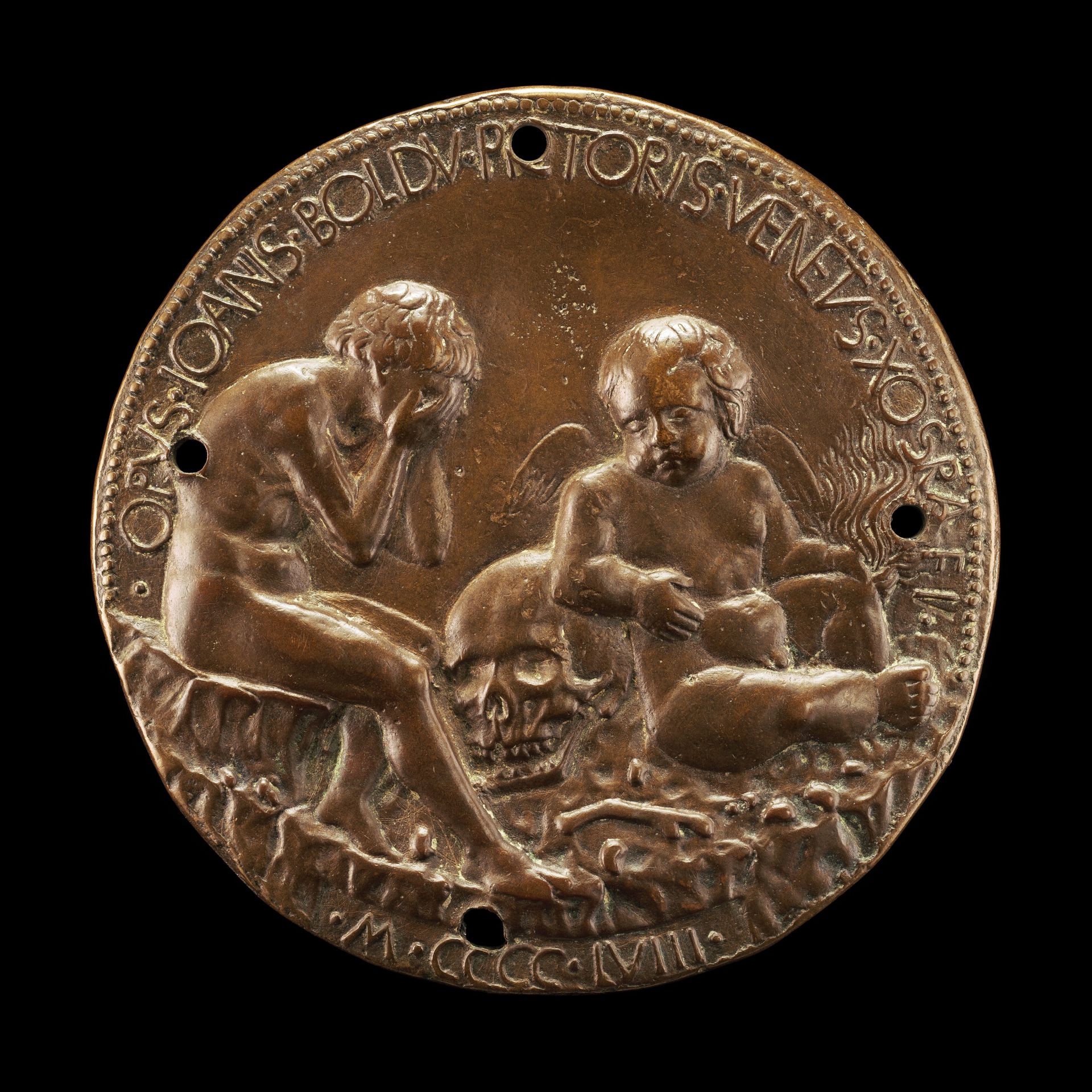 Boldù with the Genius of Death [reverse] by Giovanni Boldù