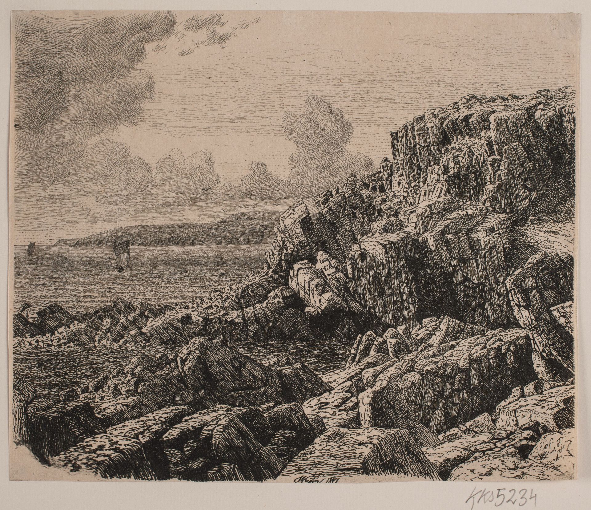 Kystparti fra Bornholm by Vilhelm Kyhn