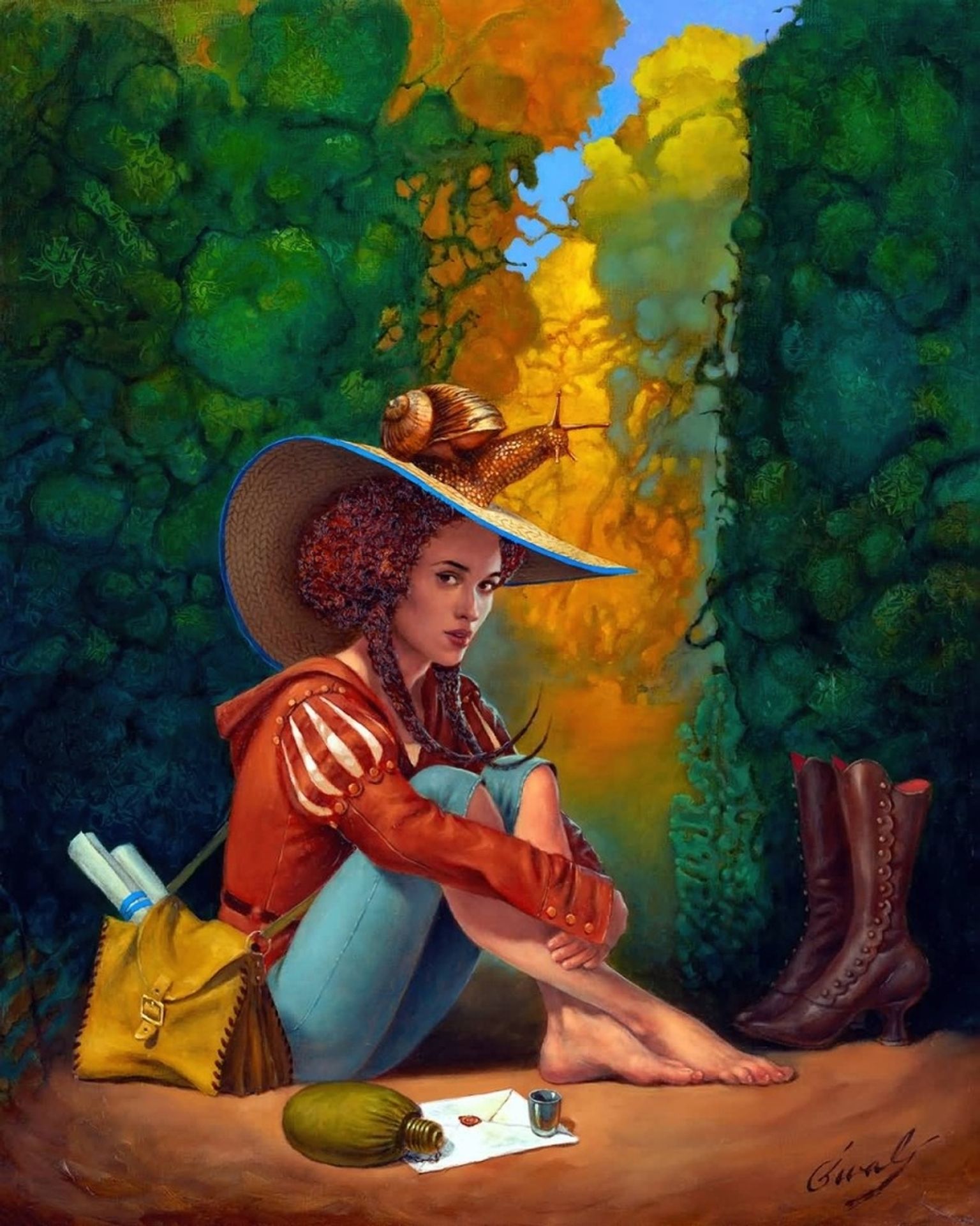 Outrunner’s Halt by Michael Cheval
