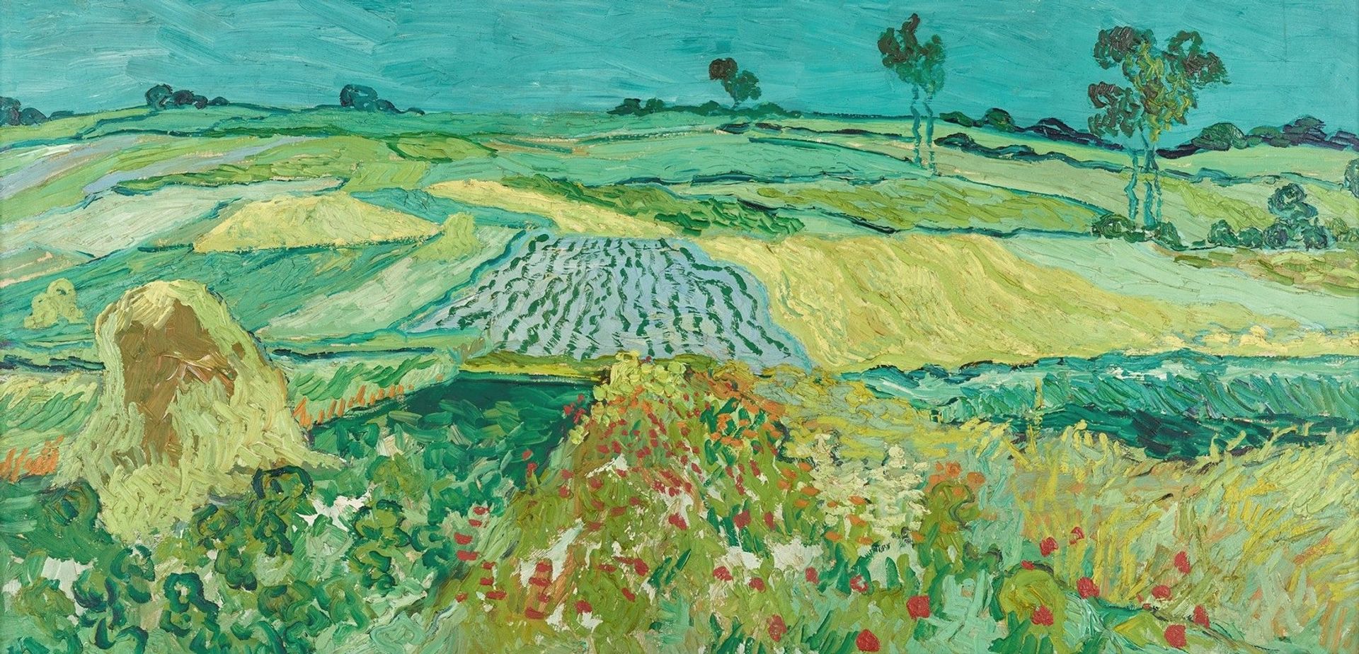 Die Ebene Von Auvers by Vincent van Gogh