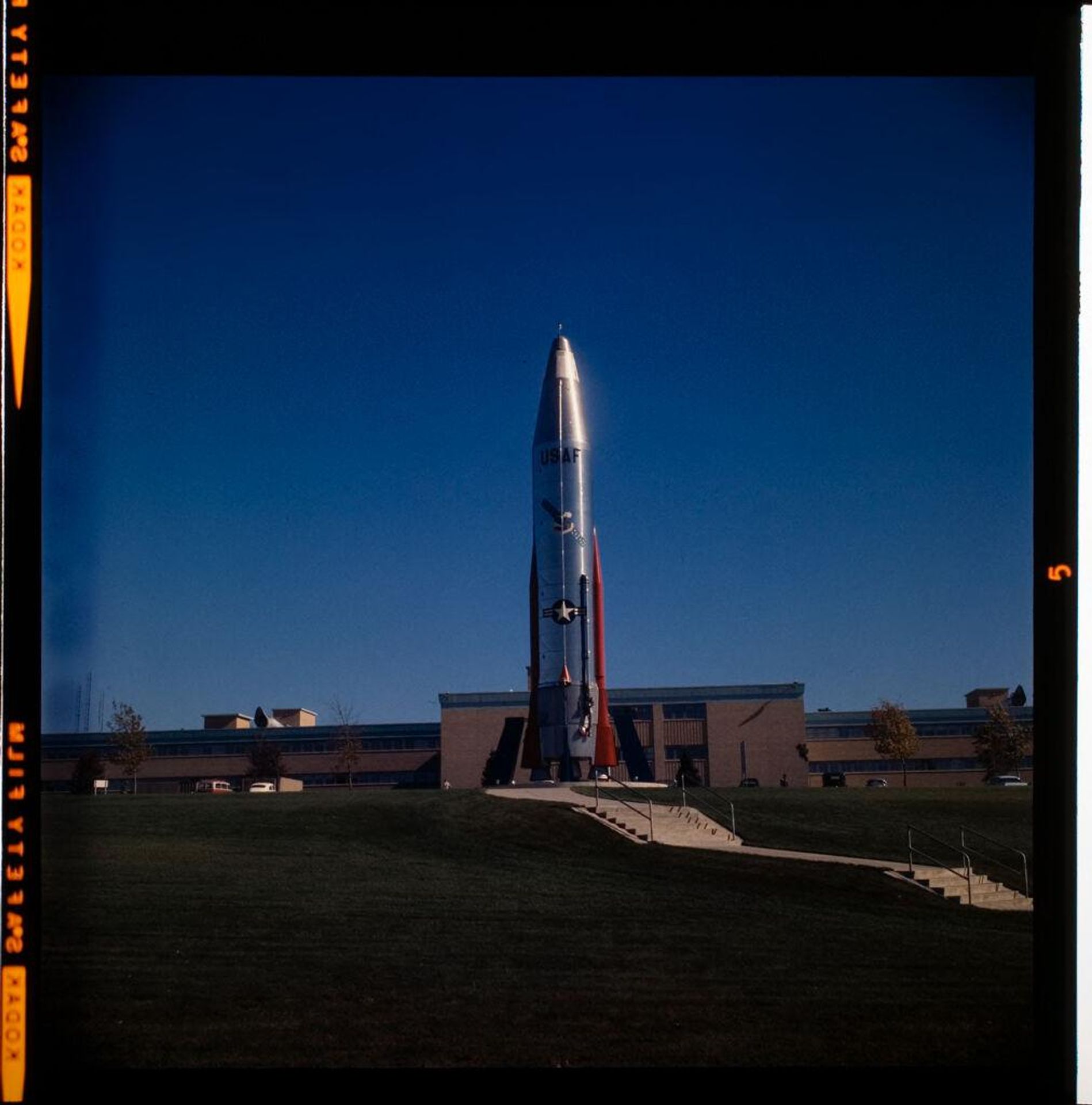Untitled (large US Air Force rocket) by Jack Gould