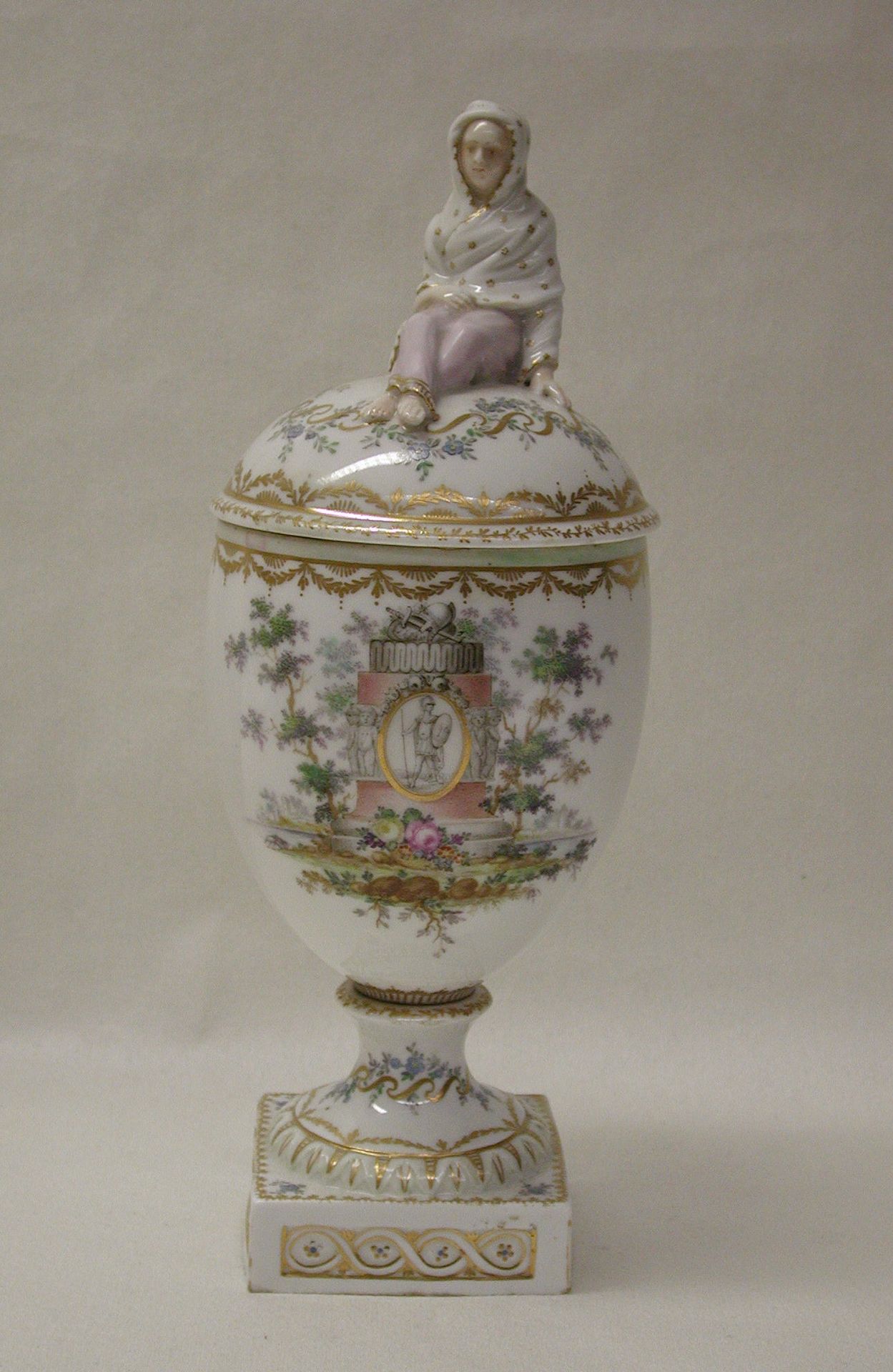 Vase with cover by Royal Porcelain Manufactory