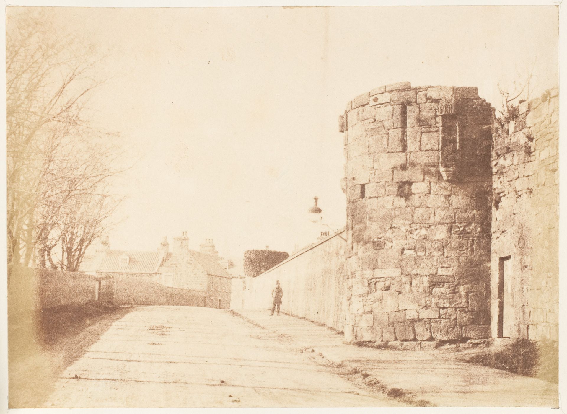 St. Andrews. The Abbey Wall by Hill and Adamson