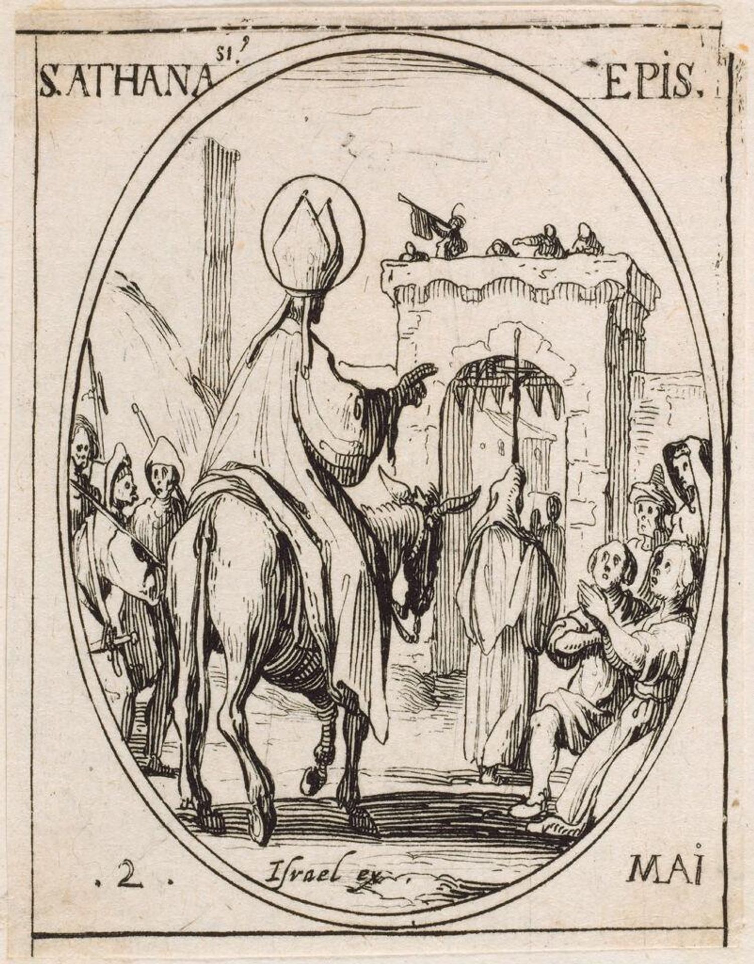 Saint Athanasius by Jacques Callot