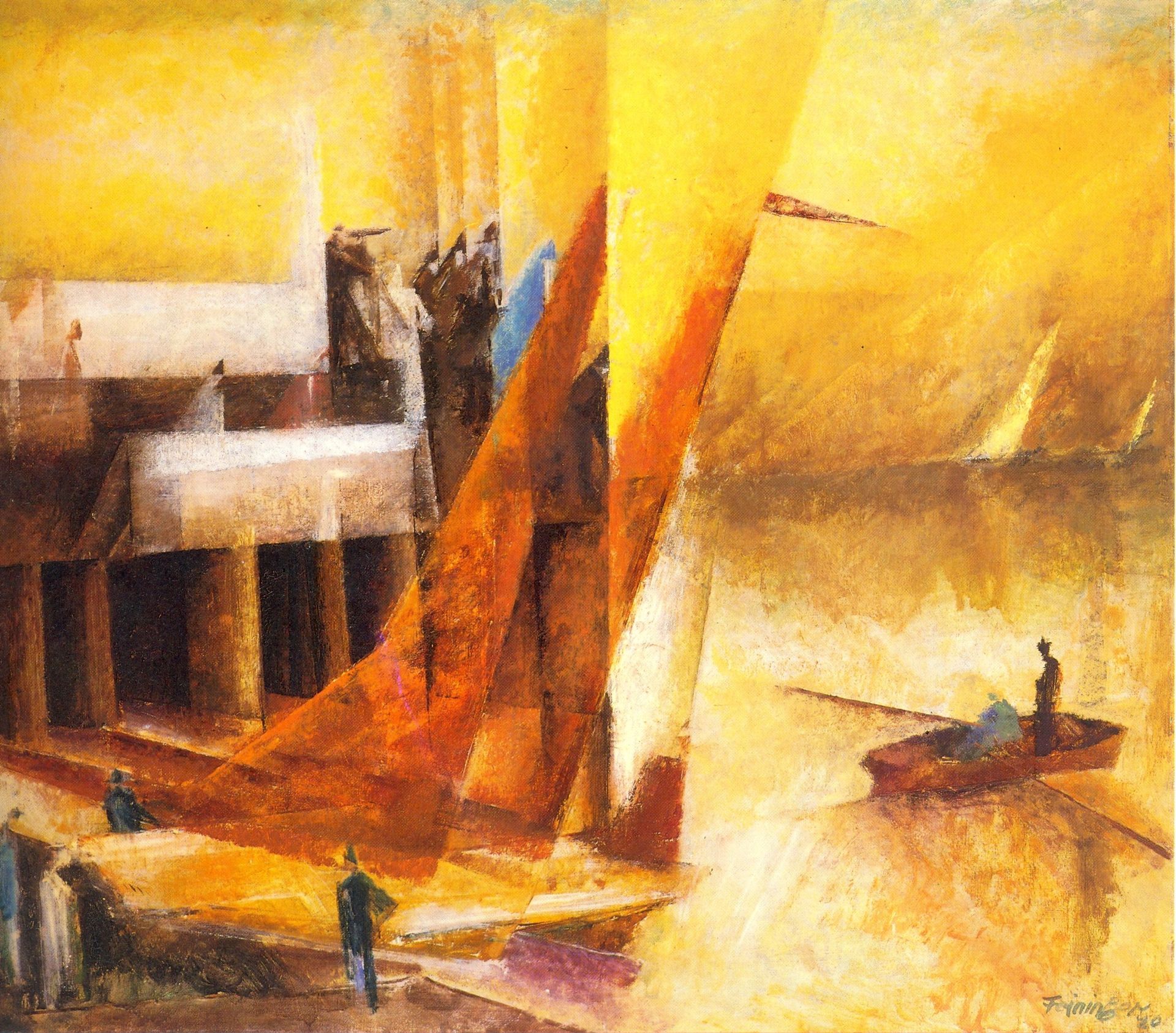 Landungssteg by Lyonel Feininger