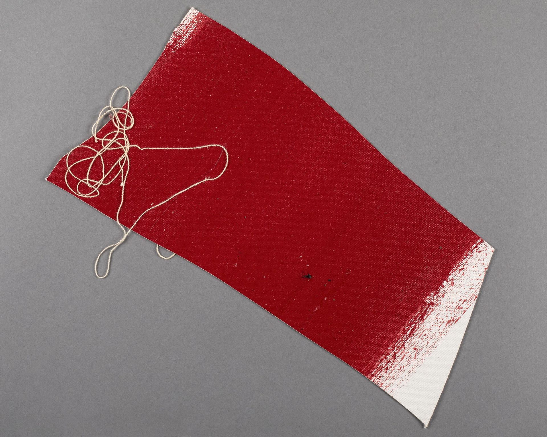 Painted canvas fragment by Barnett Newman