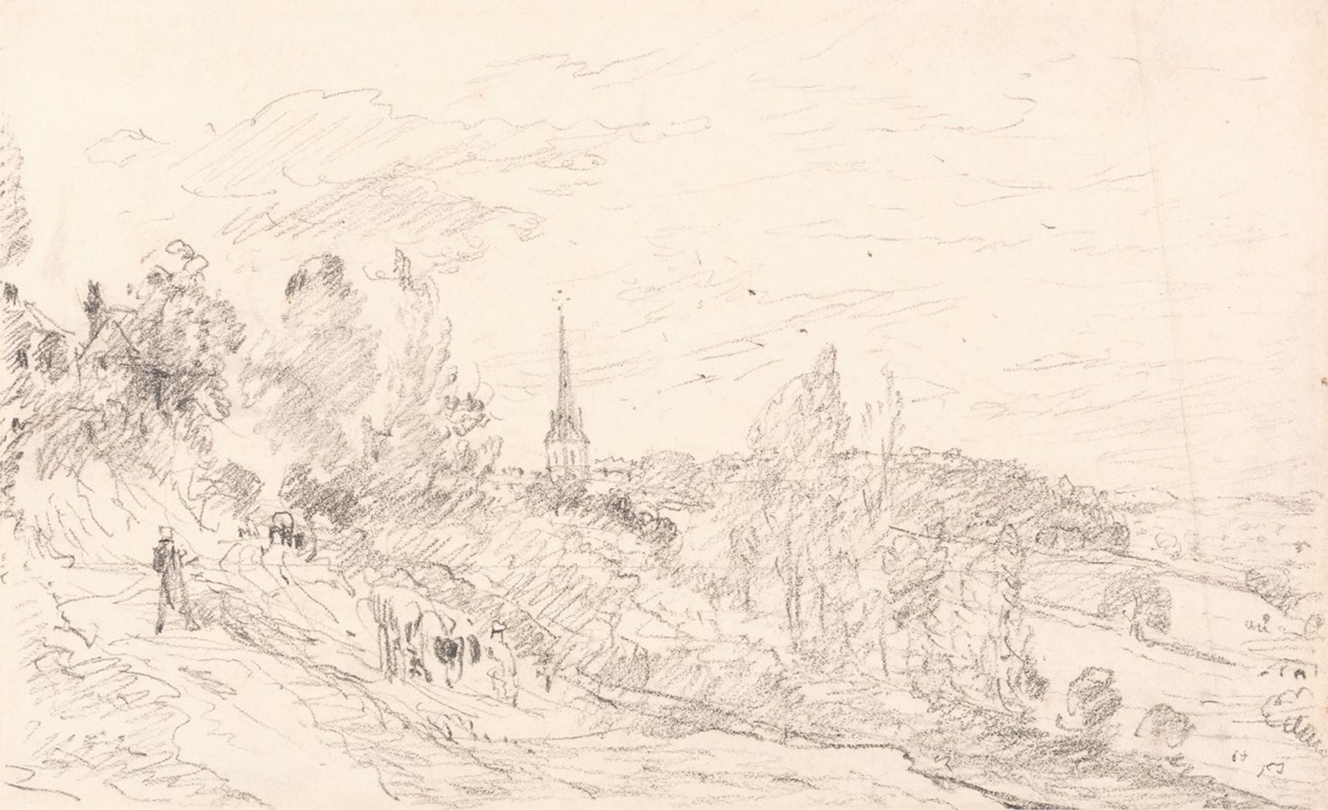 View near Arundel by John Constable