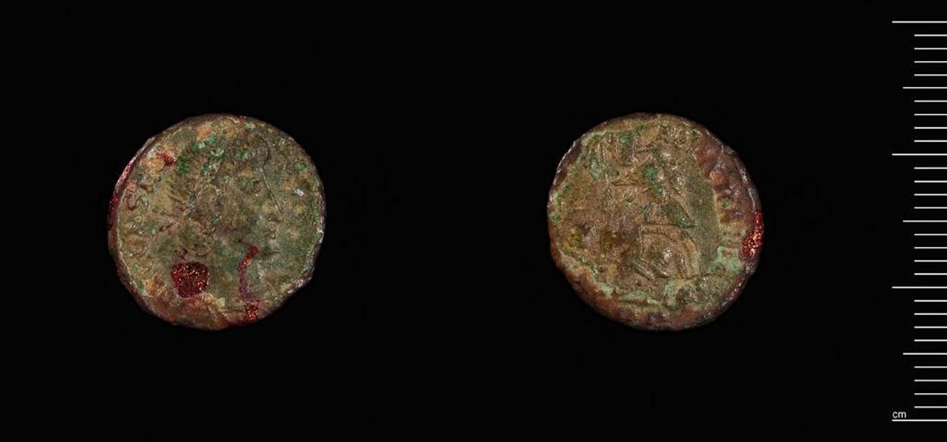 Coin (AE4) of Constans by Constans I