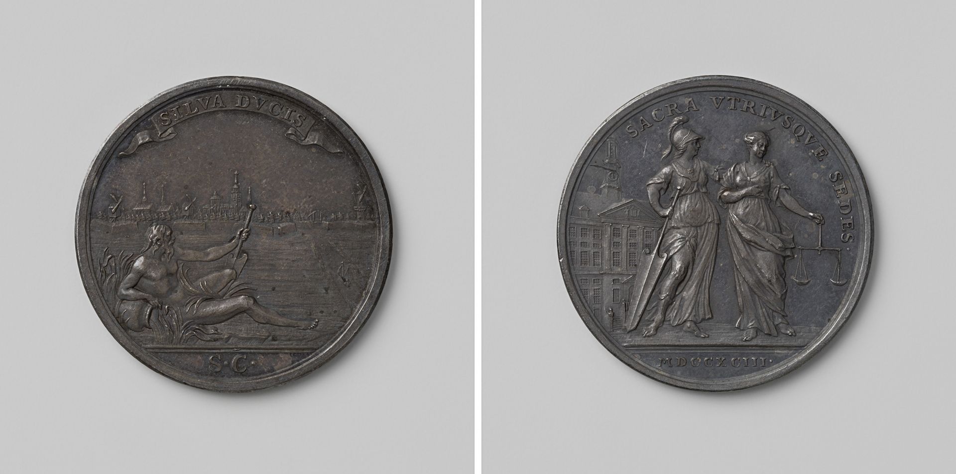 Vroedschapspenning van de stad 's-Hertogenbosch by Theodorus Victor van Berckel