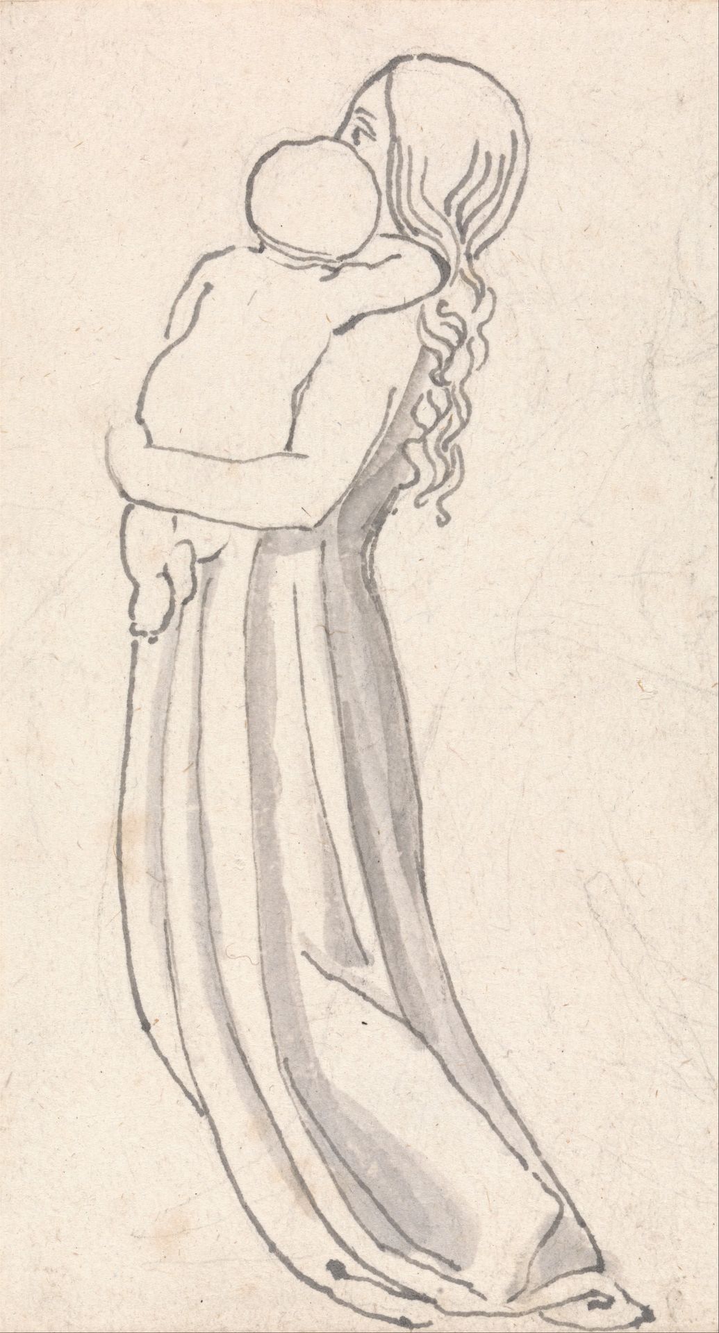 Women Carrying a Child in Her Arms by John Flaxman