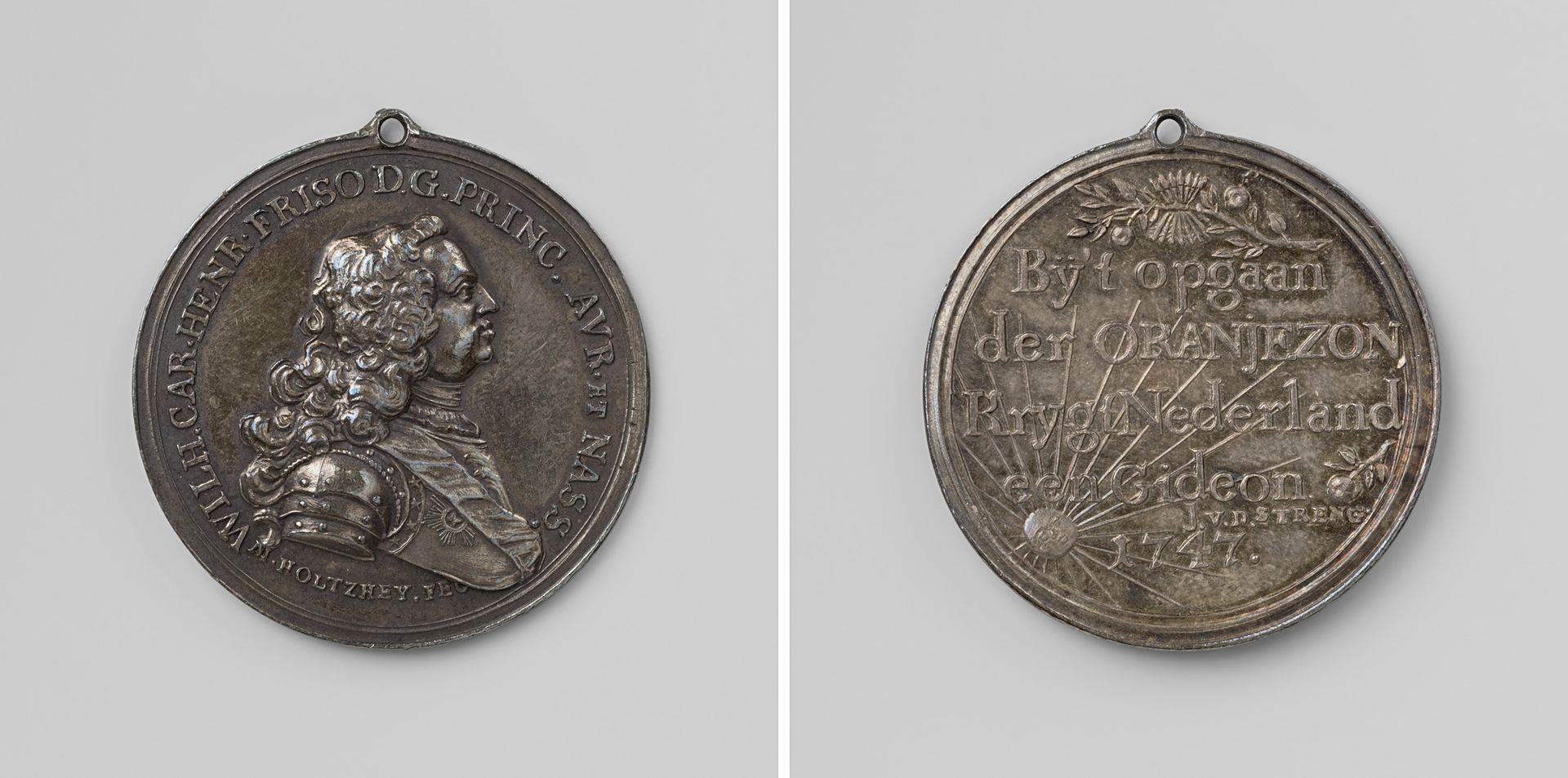 Verheffing van Willem IV, prins van Oranje-Nassau tot stadhouder by Martin Holtzhey