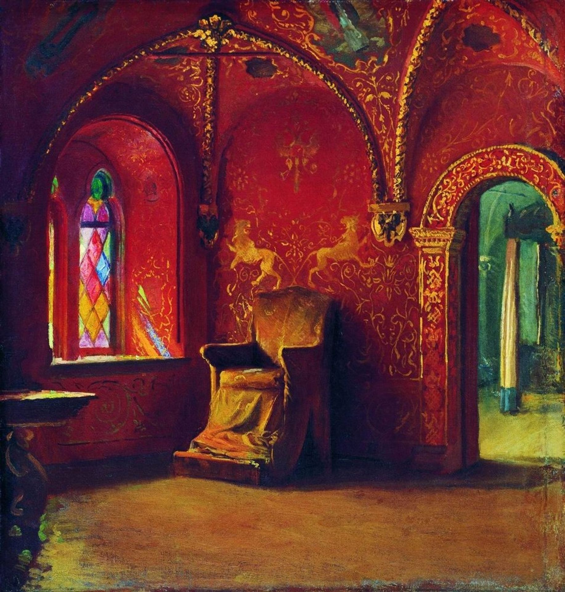 Red House by Andrei Ryabushkin