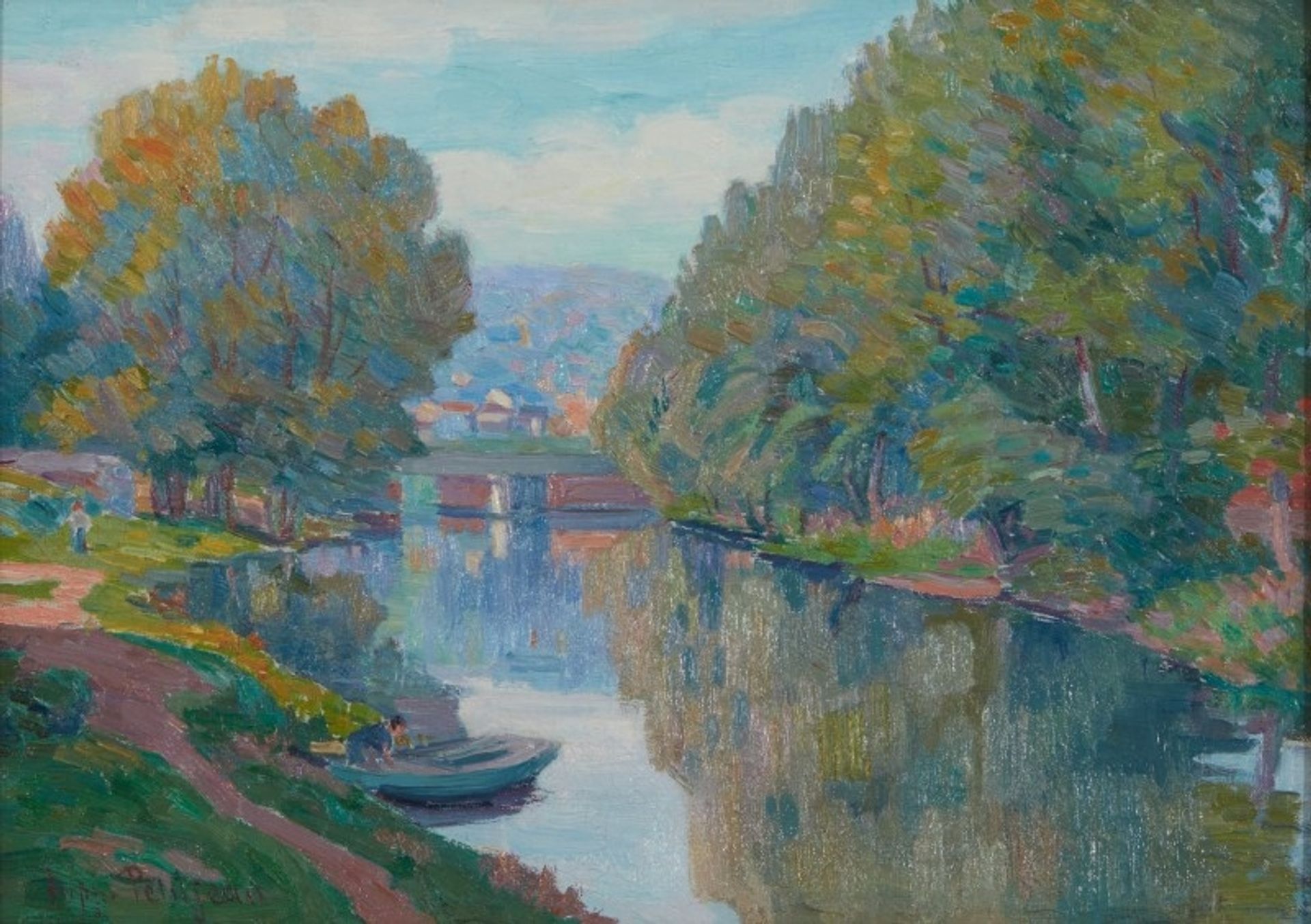 Bank of Oise by Hippolyte Petitjean
