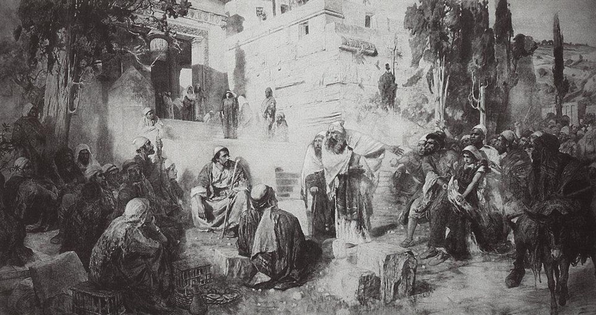 Christ and the Sinner by Vasily Polenov