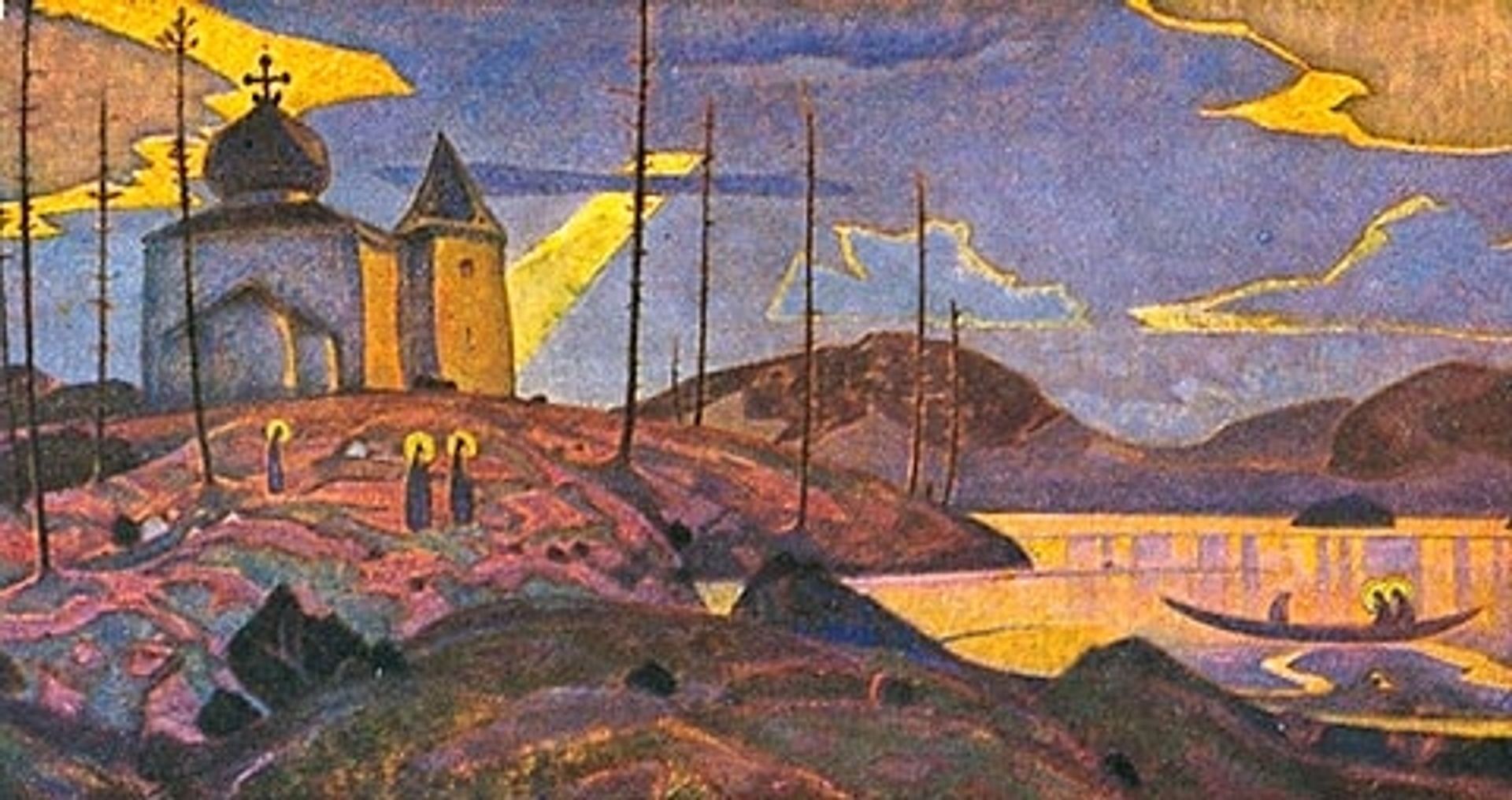 Saint guests by Nicholas Roerich