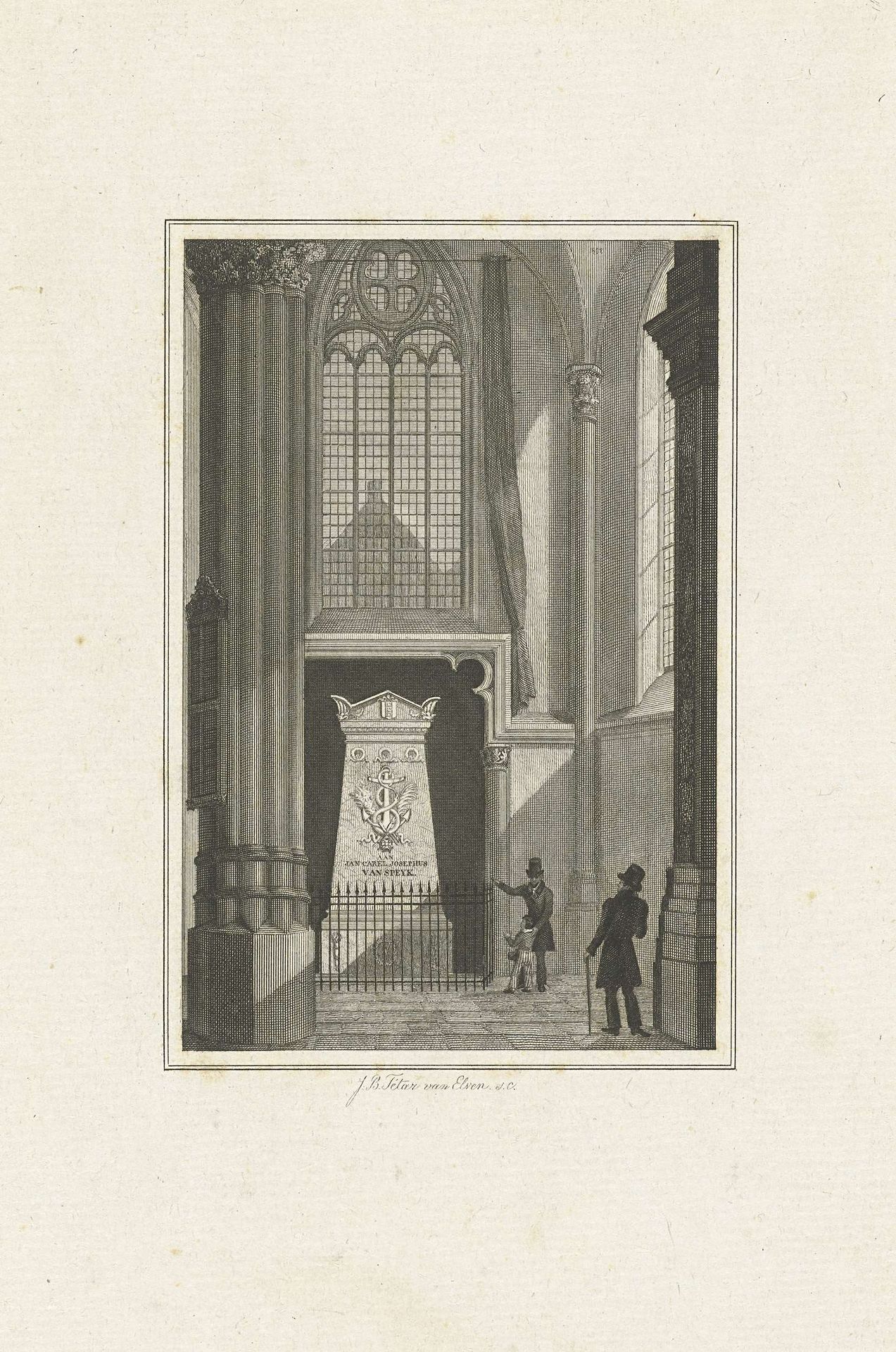 Monument voor Jan Carel Josephus van Speijk by Jan Baptist Tetar van Elven