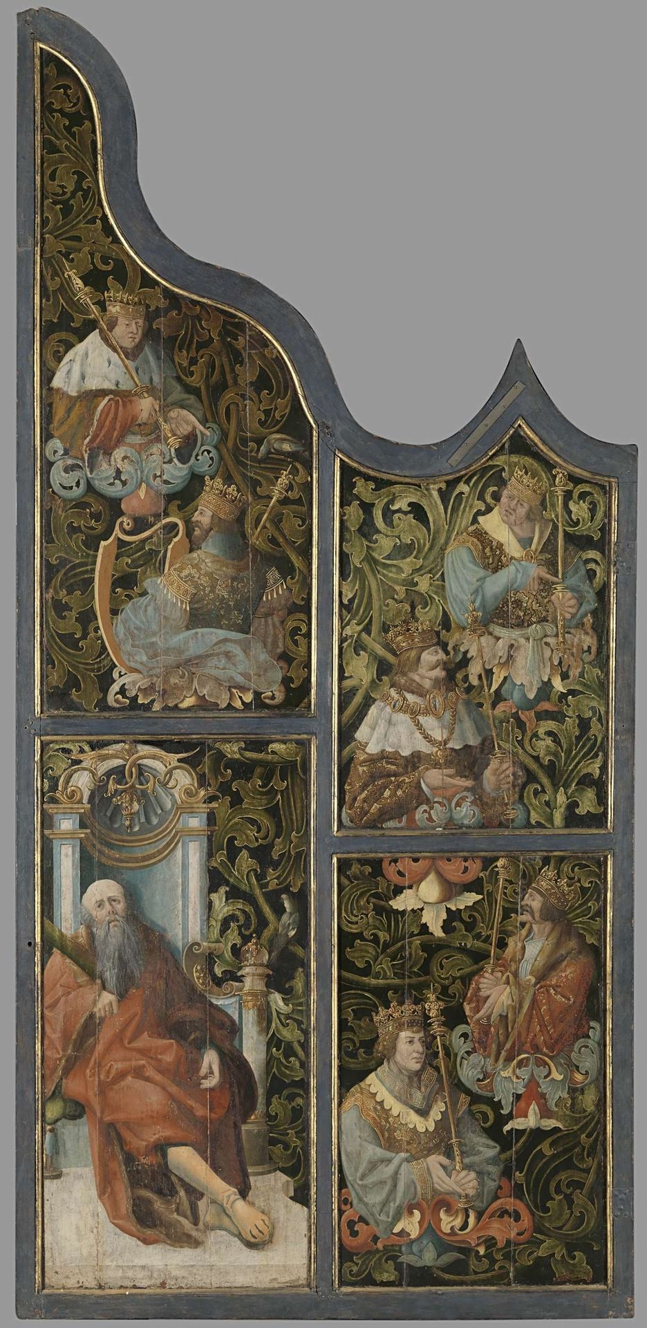 Right door of the organ from the Dutch Reformed Church in Scheemda by Anonymous