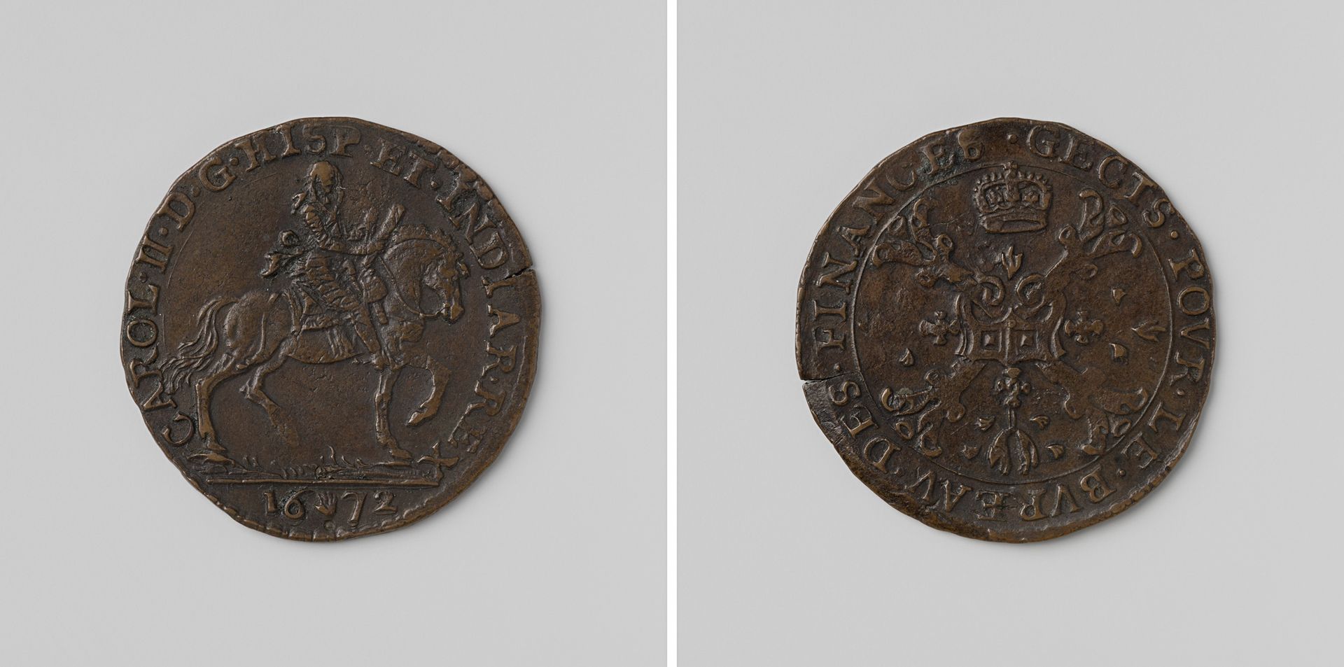 Karel II, koning van Spanje, rekenpenning geslagen op last van de raad van Financiën by Anonymous