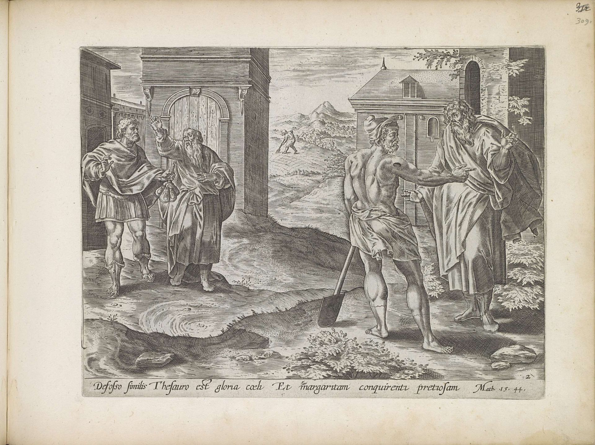 Gelijkenis van de schat in de akker by Anonymous