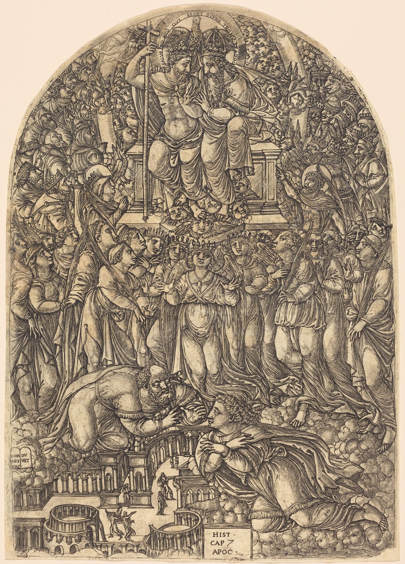 The Multitude Which Stands before the Throne by Jean Duvet